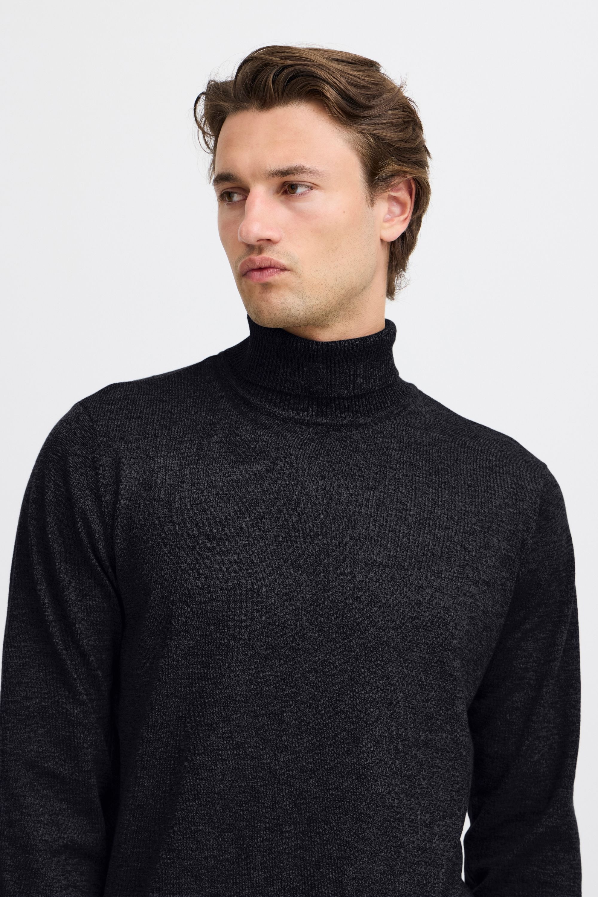 Blend Strickfleece-Pullover »Strickpullover BHBRUTON roll neck knit«
