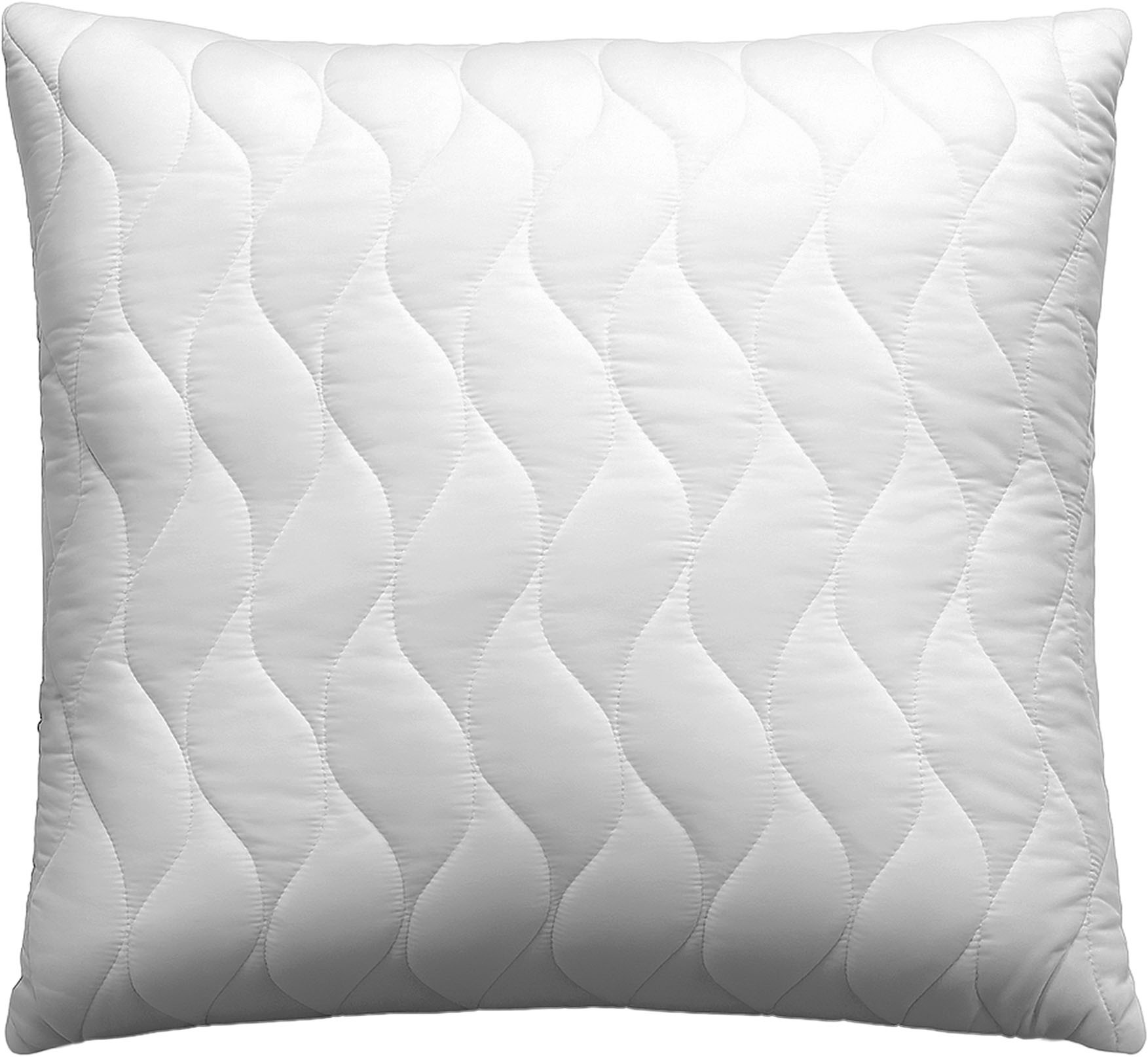 John Cotton Microfaserkissen »2für1, Kopfkissen, ein Kissen gratis, 40x80 cm, 80x80cm« Füllung: 100% Polyester Bezug: Microfaser Spar-Set, 1 Stk. tlg. ergonomisch, strapazierfähig, hochwertig, Kissen im Spar-Set