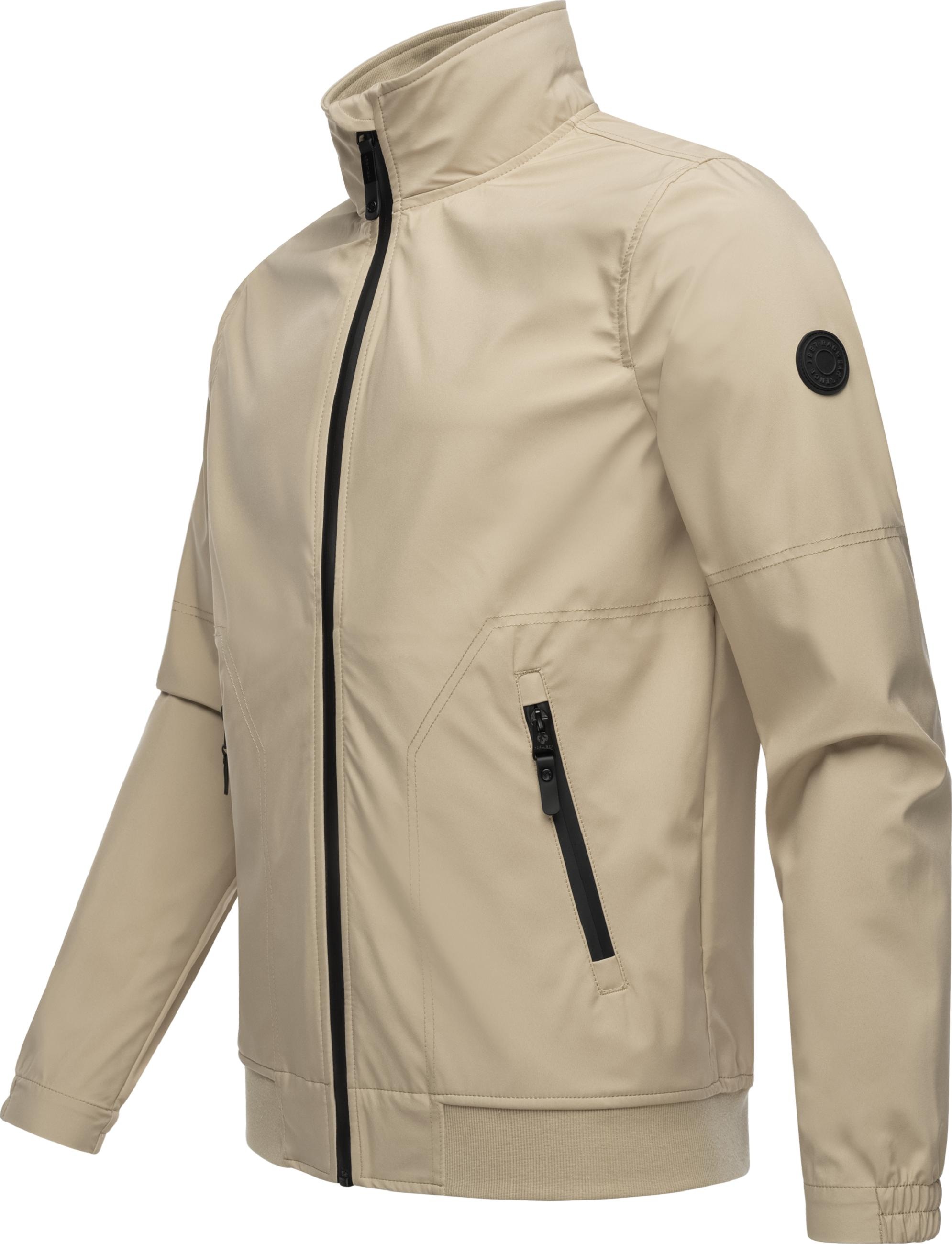 Ragwear Outdoorjacke »Outdoorjacke Collwie«, ohne Kapuze, wasserdichte Herren Übergangsjacke mit hohem Kragen