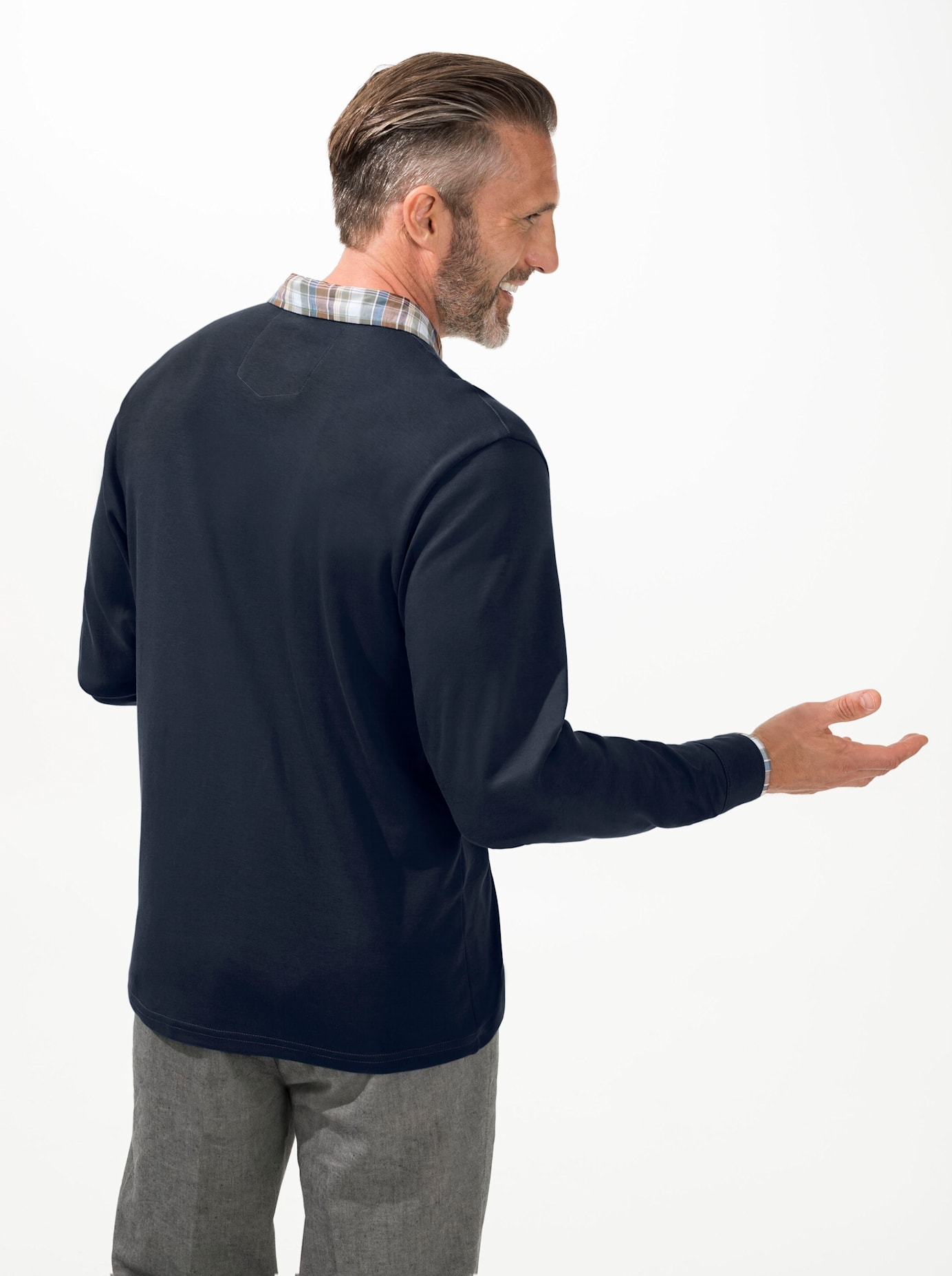 Poloshirt »Langarm-Poloshirt«