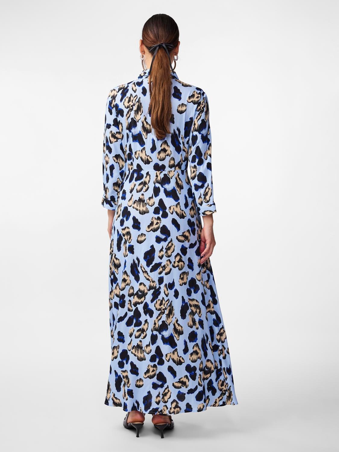Y.A.S Hemdblusenkleid »YASSAVANNA LONG SHIRT DRESS«, Sommerkleid, mit 3/4 Ärmel