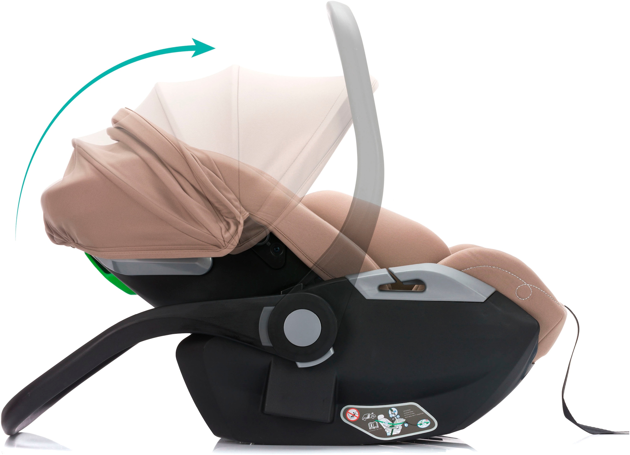 Fillikid Autokindersitz »NOA, inkl. Basisstation« Gr. 0, 360 °
