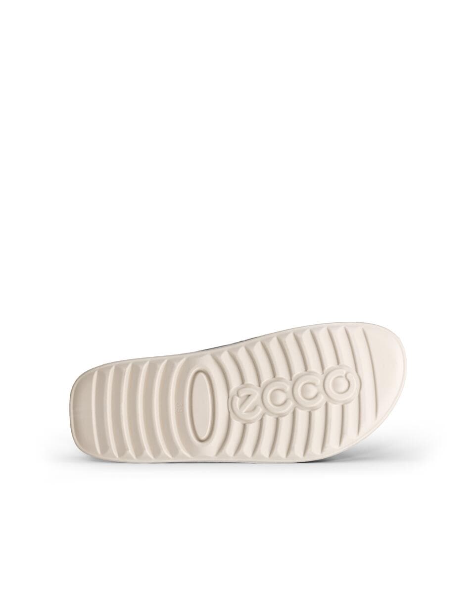 Ecco Pantolette »COZMO W«, Sommerschuh, Schlappen mit zwei Klettverschlussriemen