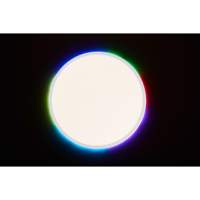 my home LED Deckenleuchte »Nane«, Panel mit Hintergrundbeleuchtung im  Regenbogen-Effekt, dimmbar 3000-6500K, 2400 Lumen, inkl. Fernbedienung,  Nachtlichtfunktion online kaufen | mit 3 Jahren XXL Garantie