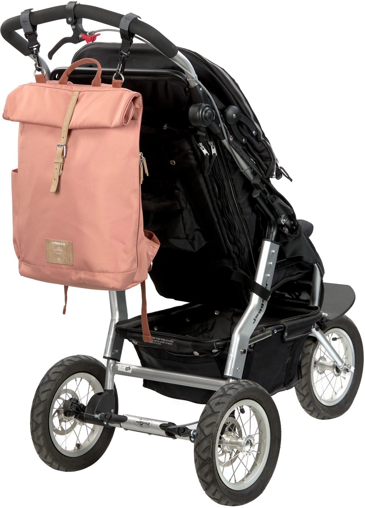 LÄSSIG Wickelrucksack »Green Label, Rolltop, cinnamon«, PETA-approved vegan; zum Teil aus recyceltem Material