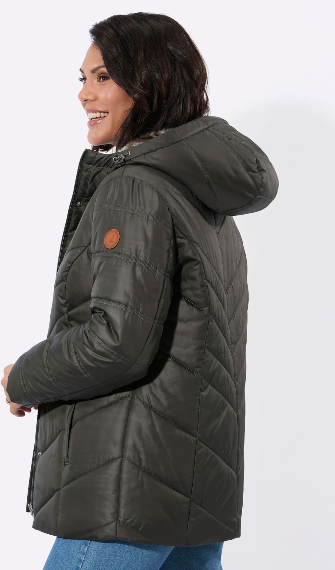 Casual Looks Steppjacke mit Kapuze