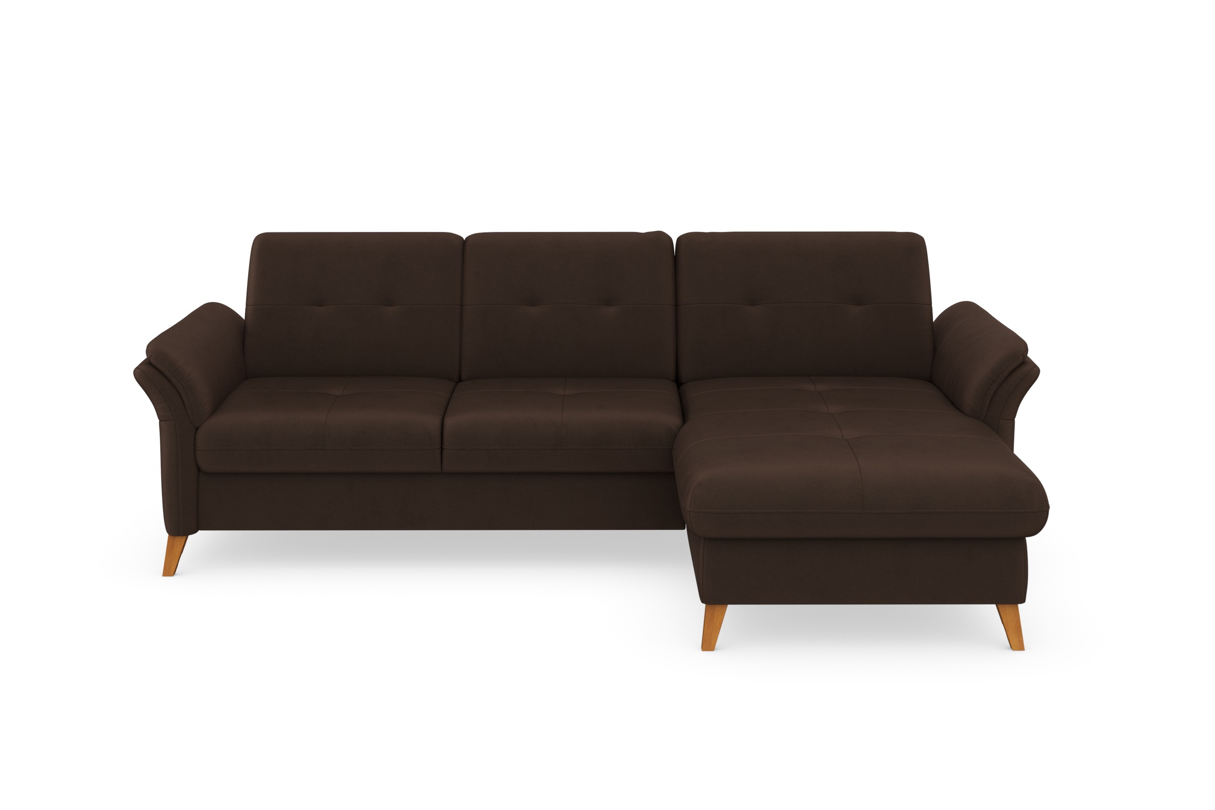 sit&more Ecksofa »Göteborg«, Sitztiefenverstellung und Federkern, wahlweise mit Bettfunktion