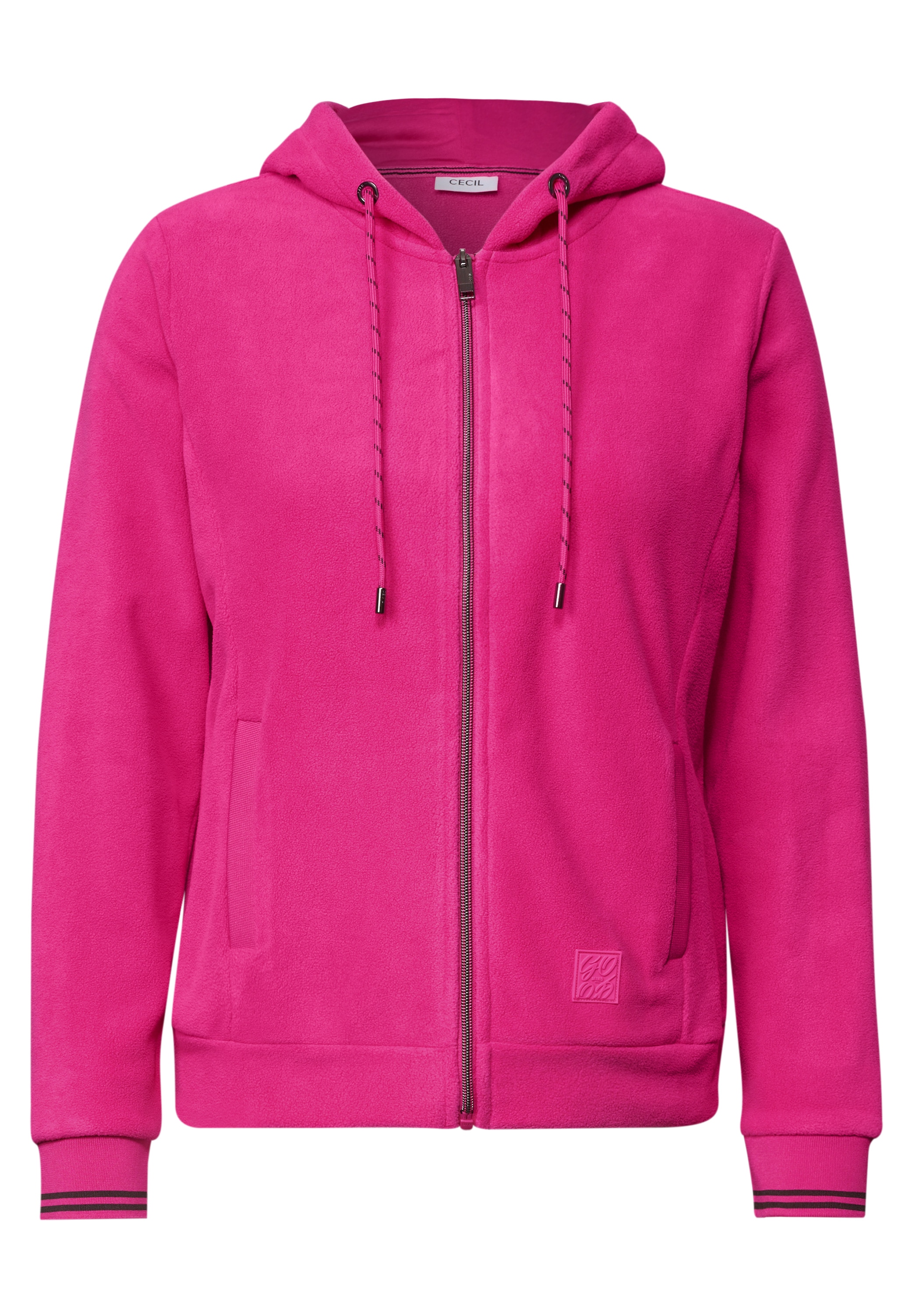 Cecil Fleecejacke mit Kapuze Langarm Fleece Jacke mit Kapuze
