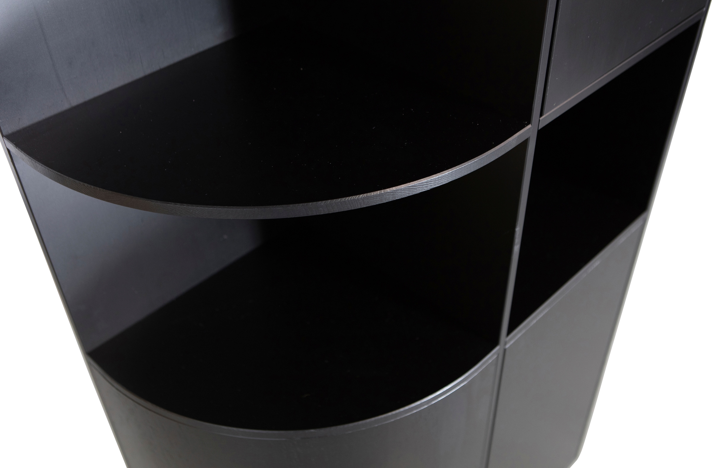 WOOOD Vitrine »Finca«, mit modernem Push-to-Open-System, Breite 78 cm