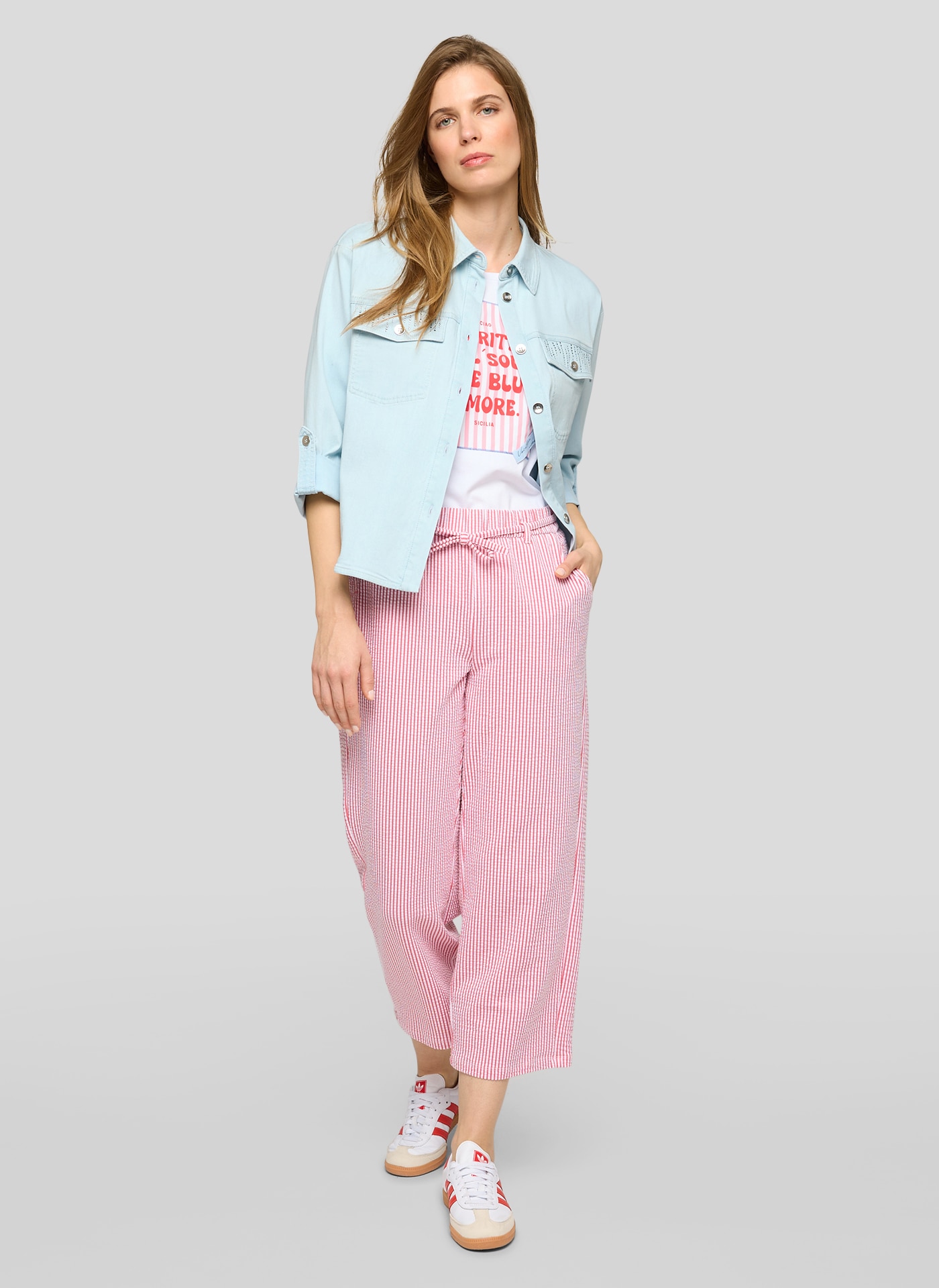 Rabe Hemdbluse mit Brust Taschen