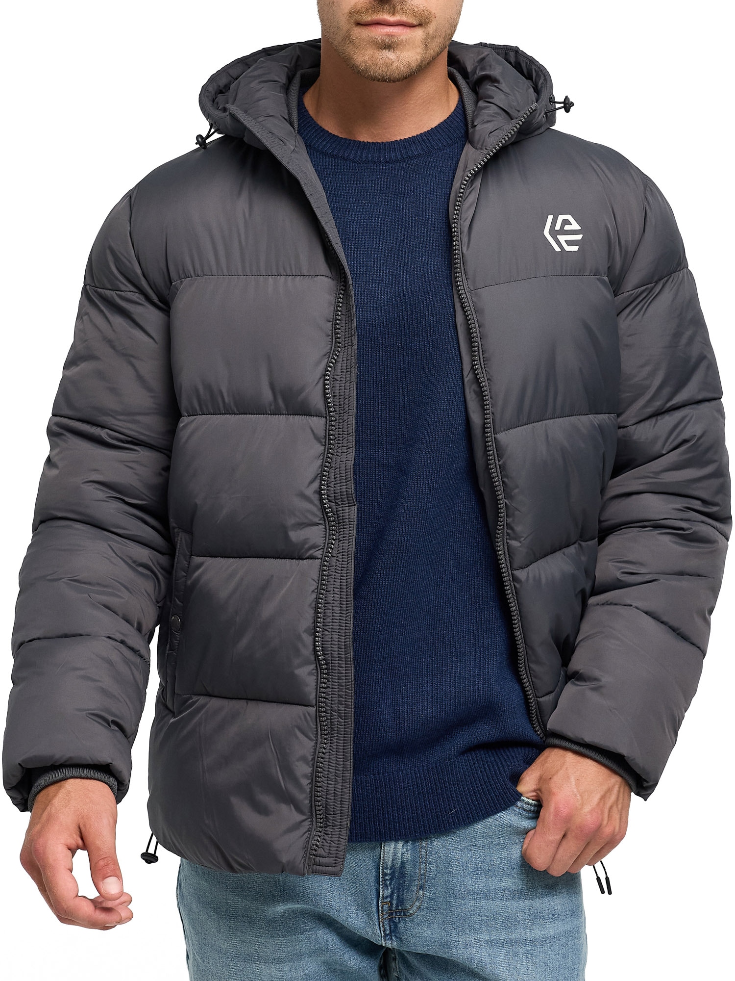 Indicode Steppjacke »INAlanin« mit Kapuze Kunstfaser, mit Steppung