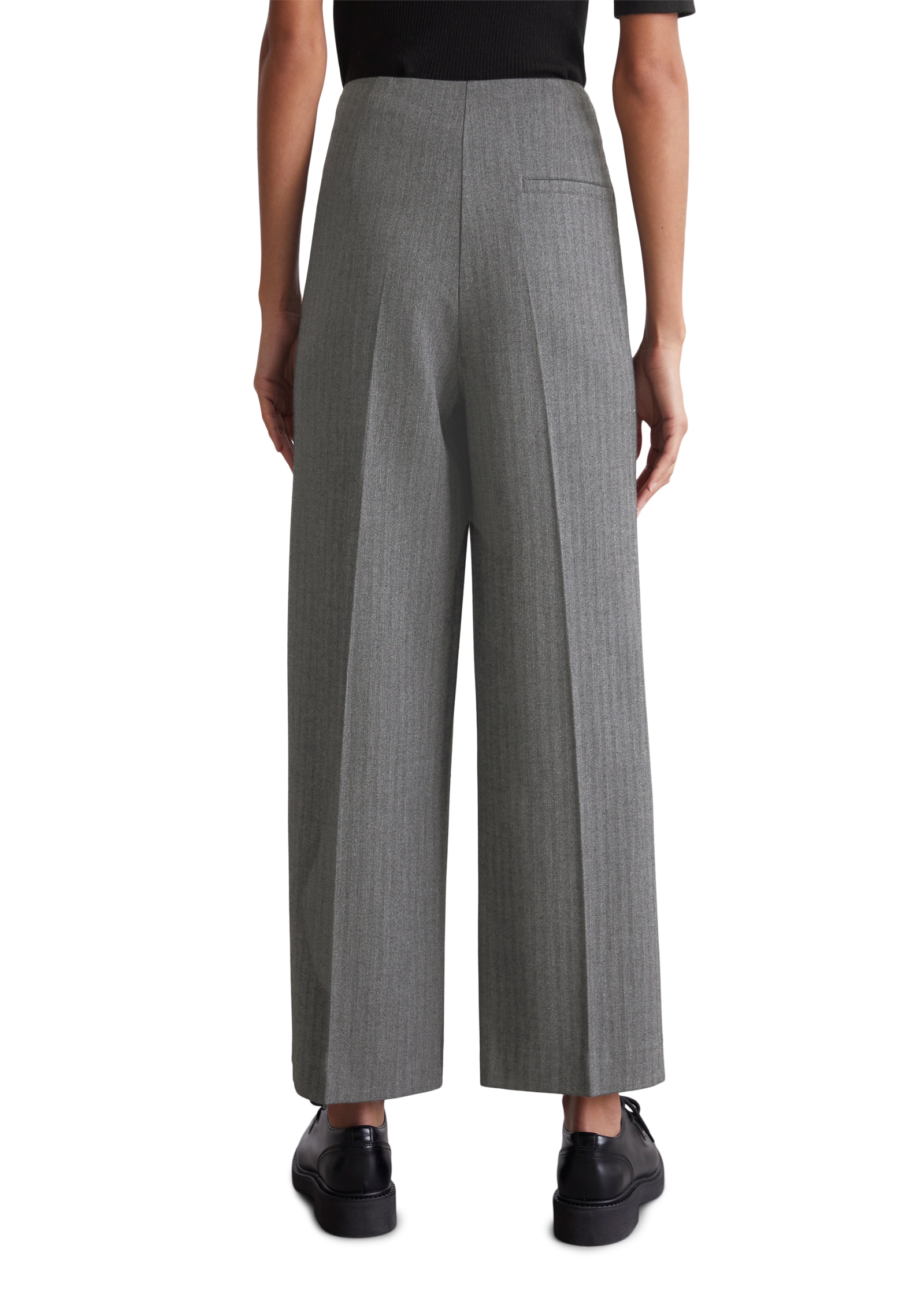 Marc O'Polo Culotte »culotte style«, mti angeschnittenem Bund, seitlicher Reißverschluss, EIngrifftaschen