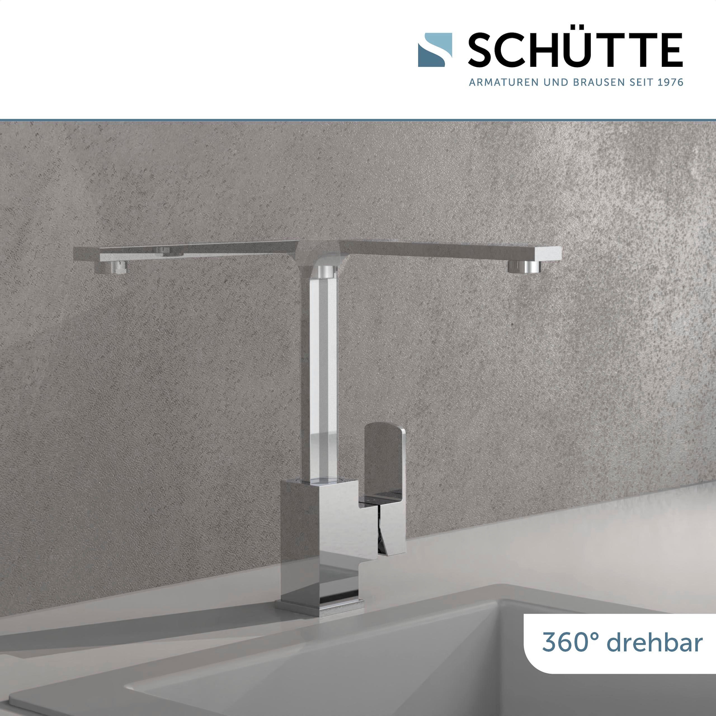 Schütte Spültischarmatur »Tianto« 360° schwenkbarer Wasserhahn, Mischbatterie, Chrom, Hochdruck