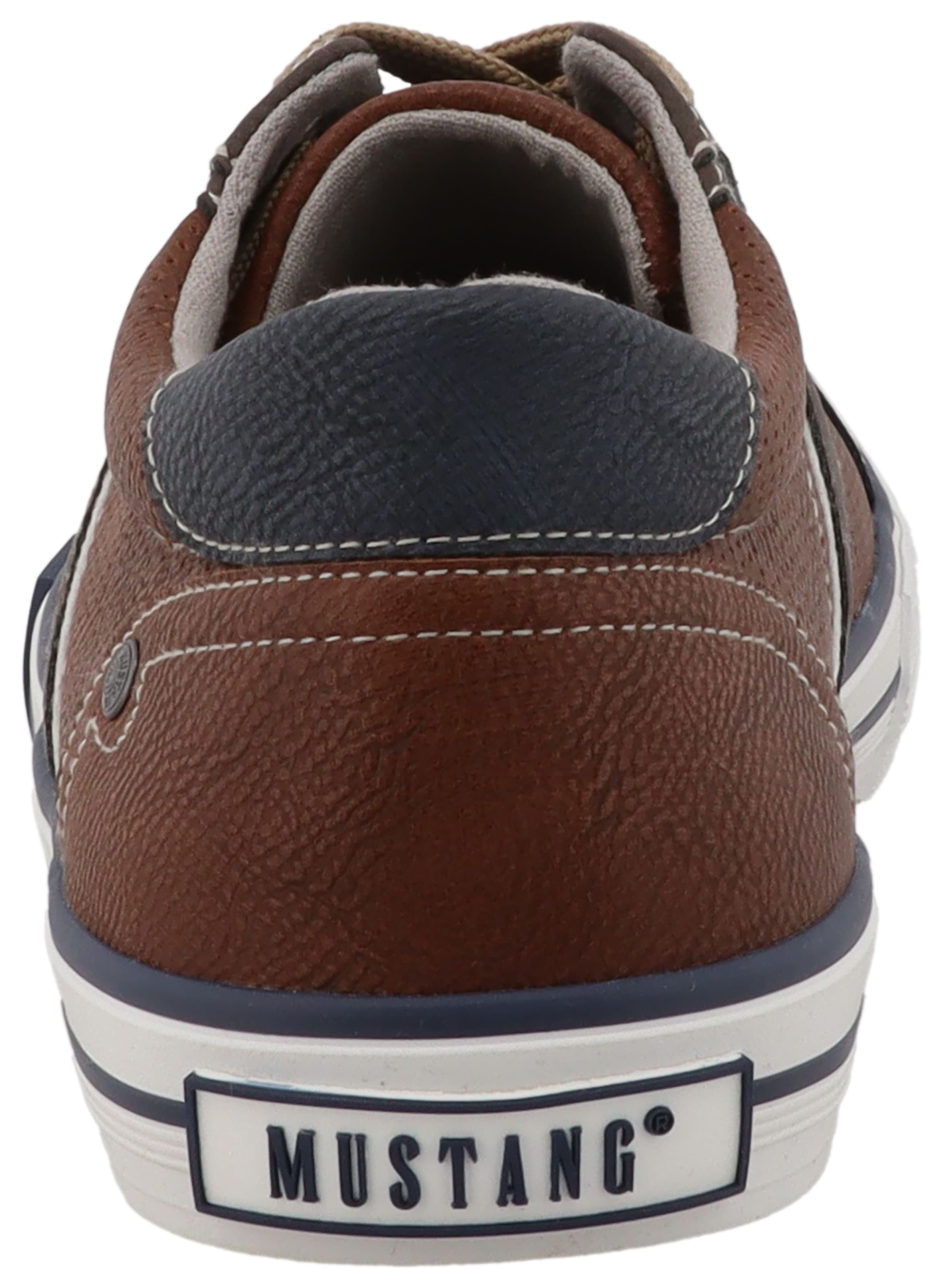 Mustang Shoes Sneaker »Calogero«  Freizeitschuh, Halbschuh, Schnürschuh mit Kontrastbesätzen