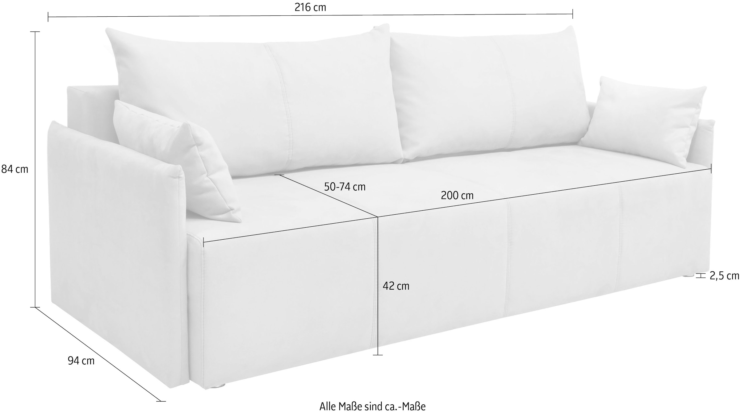 COLLECTION AB Schlafsofa