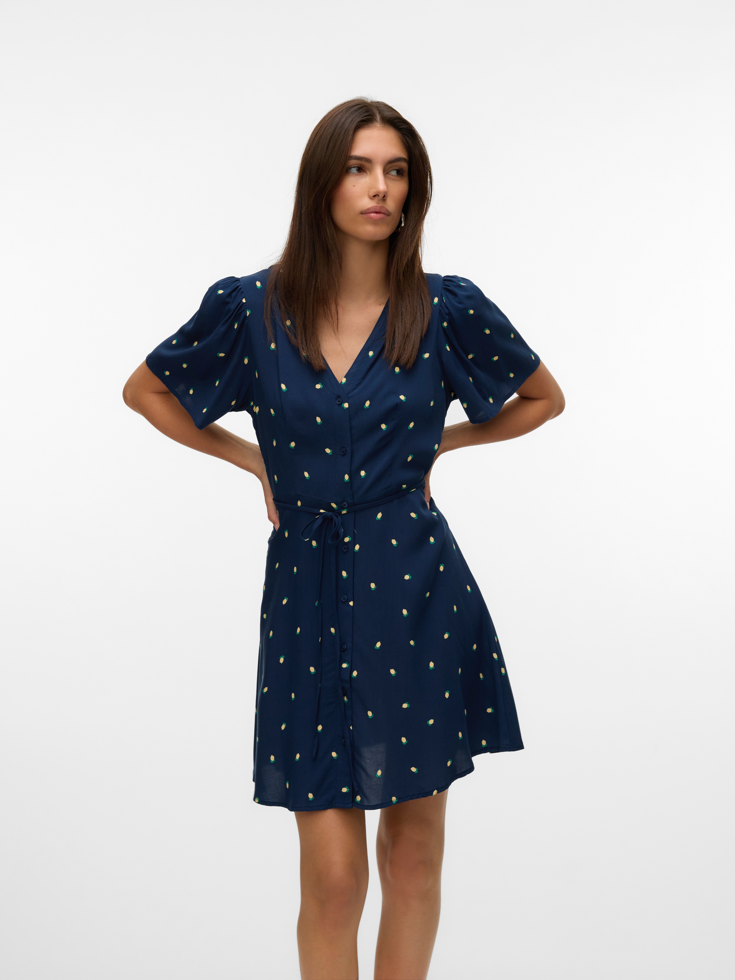 Vero Moda Minikleid »VMALBA SS SHORT DRESS WVN NOOS«