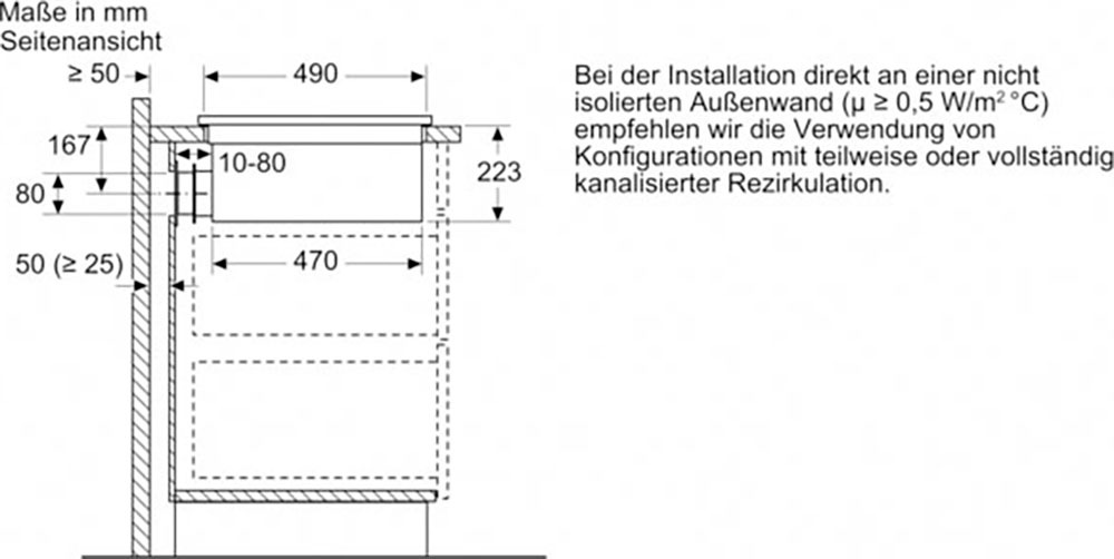Constructa Backofen-Set »CX5PM801«, mit Teleskopauszug nachrüstbar, Pyrolyse-Selbstreinigung