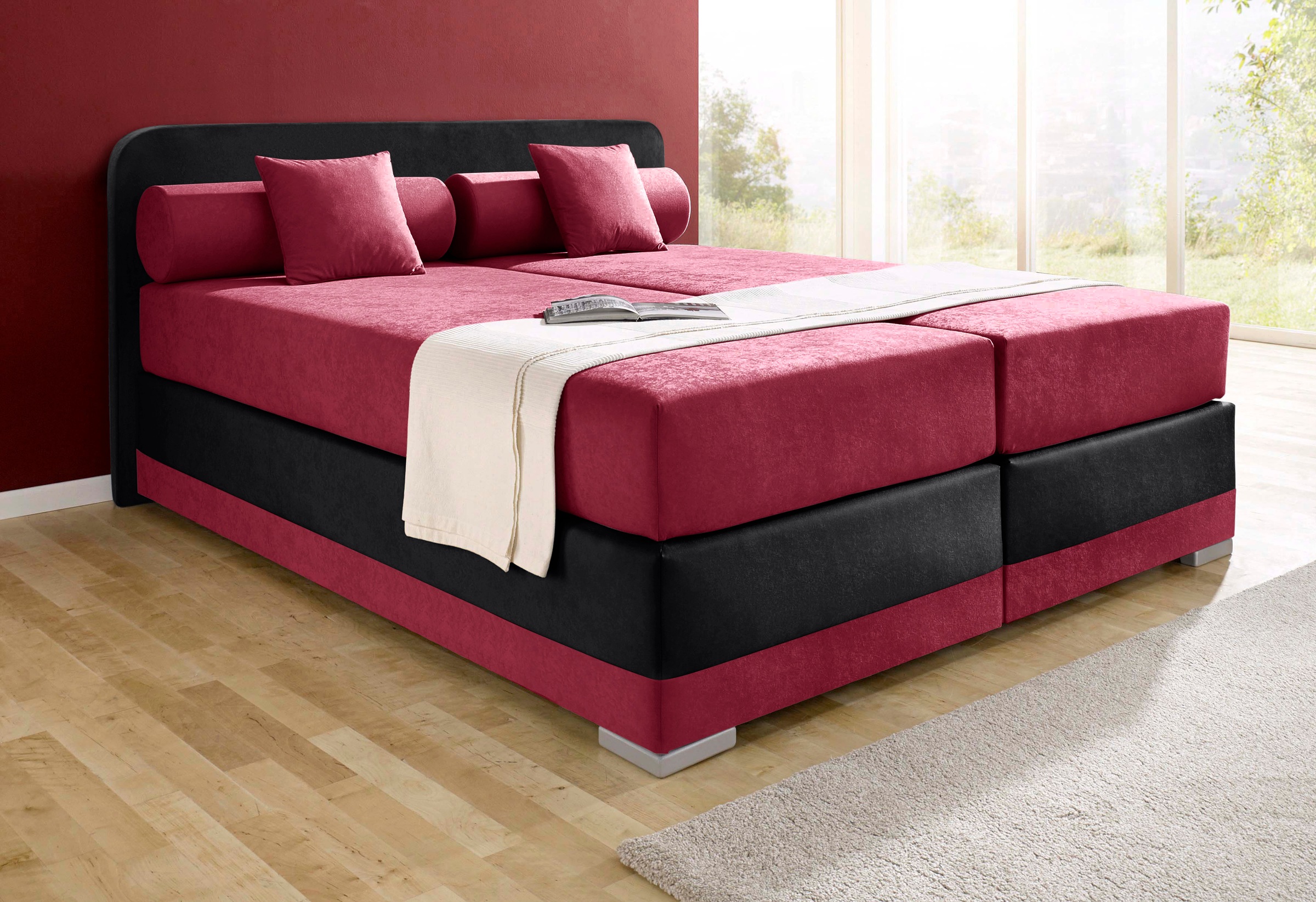 Maintal Boxspringbett »Lago«, in 3 verschiedenen Matratzenarten, H2 oder H3