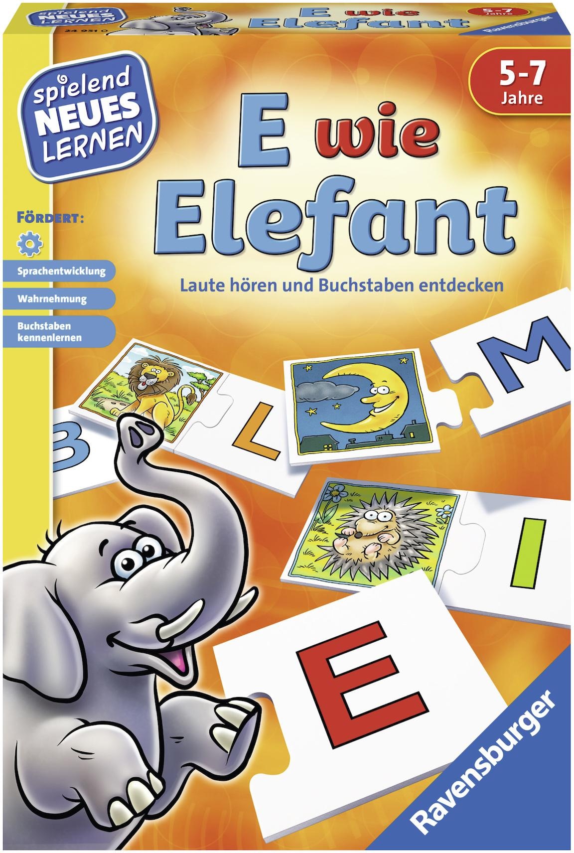 Spiel »E wie Elefant«, Made in Europe, FSC® - schützt Wald - weltweit