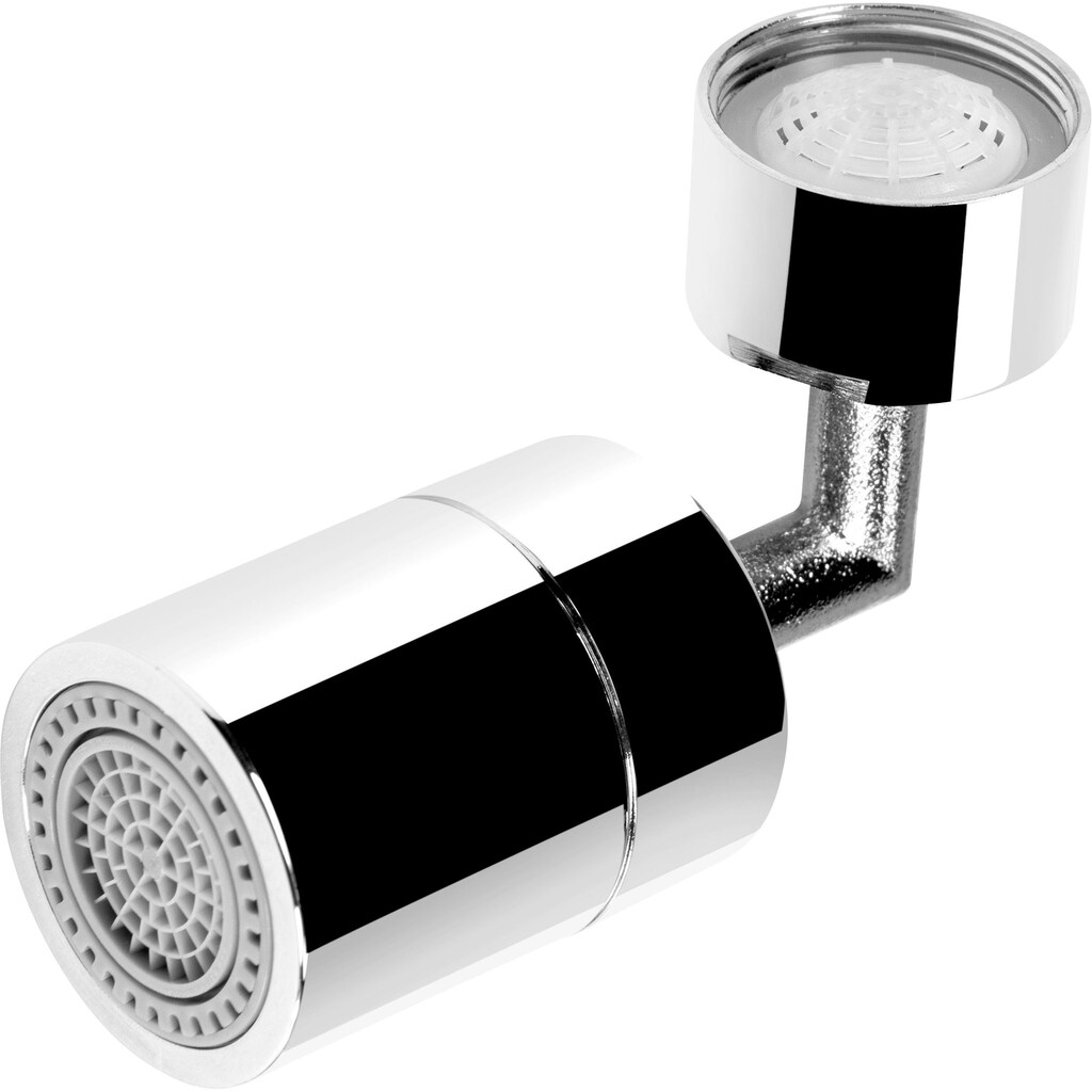 CORNAT Strahlregler »Waschtisch-Gelenk-Luftsprudler«, mit 2 Kugelgelenken, 720° schwenkbar, mit Wassersparfunktion