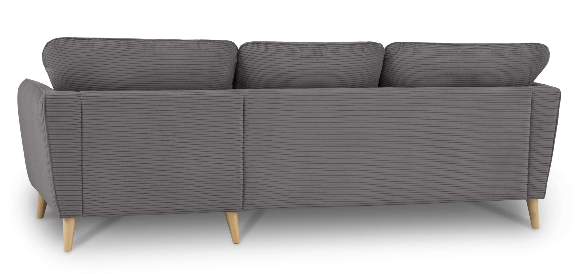 Home affaire Ecksofa »MARSEILLE (242/152cm),L-Form, Rec. rechts/links«, Massivholzbeine aus Eiche, in verschieden Bezügen und Farbvarianten