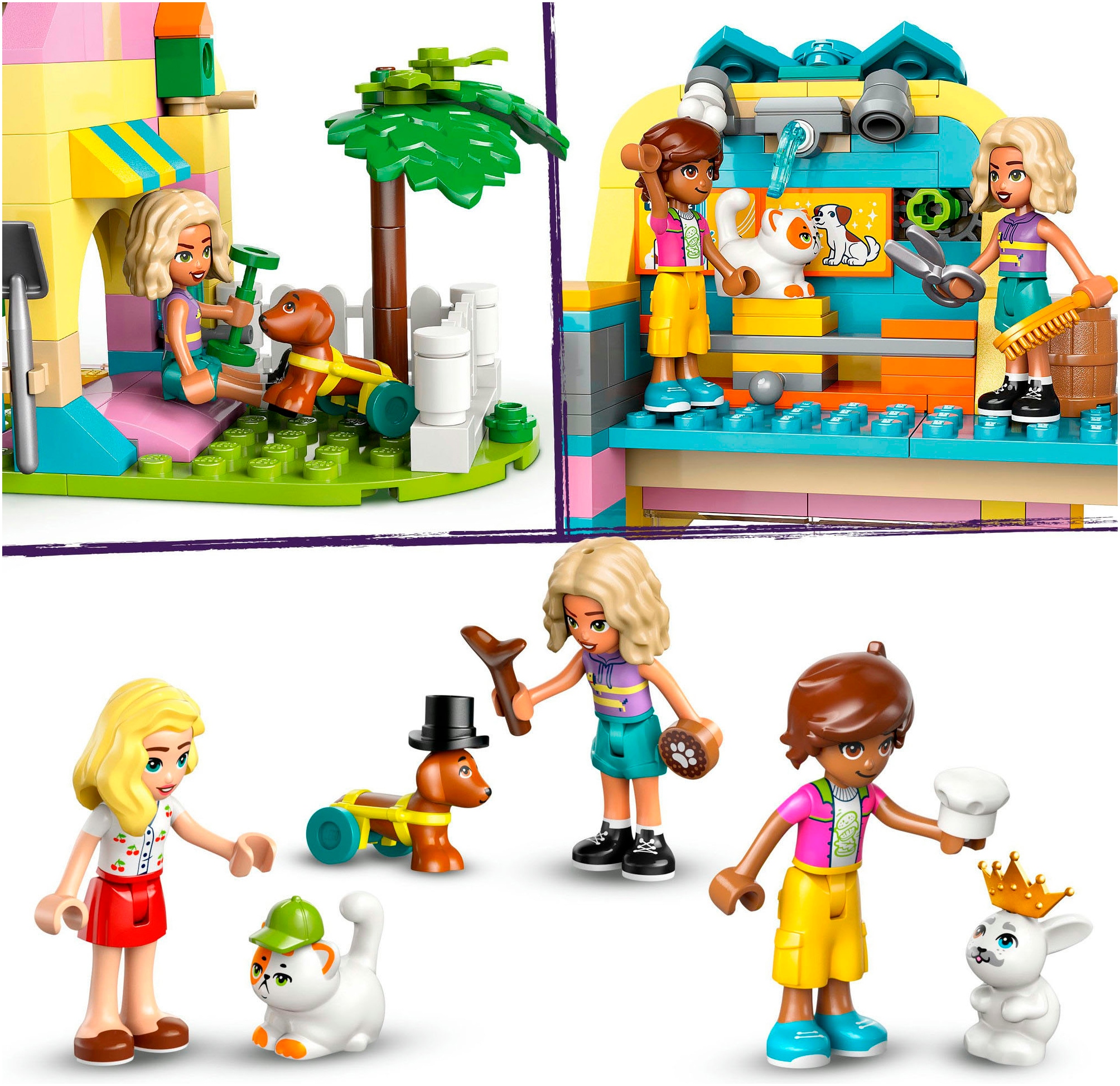 LEGO® Konstruktionsspielsteine »Geschäft für Haustierzubehör (42650), LEGO Friends«, (375 St.), Made in Europe