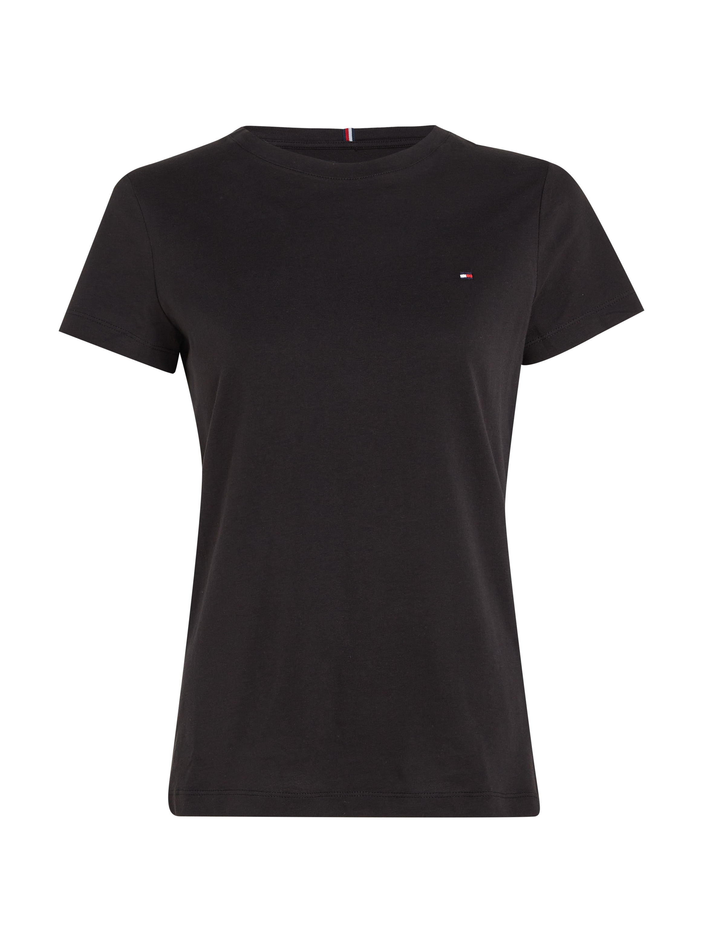 Tommy Hilfiger T-Shirt »HERITAGE CREW NECK TEE«, mit Tommy Hilfiger Logo-Flag auf der Brust