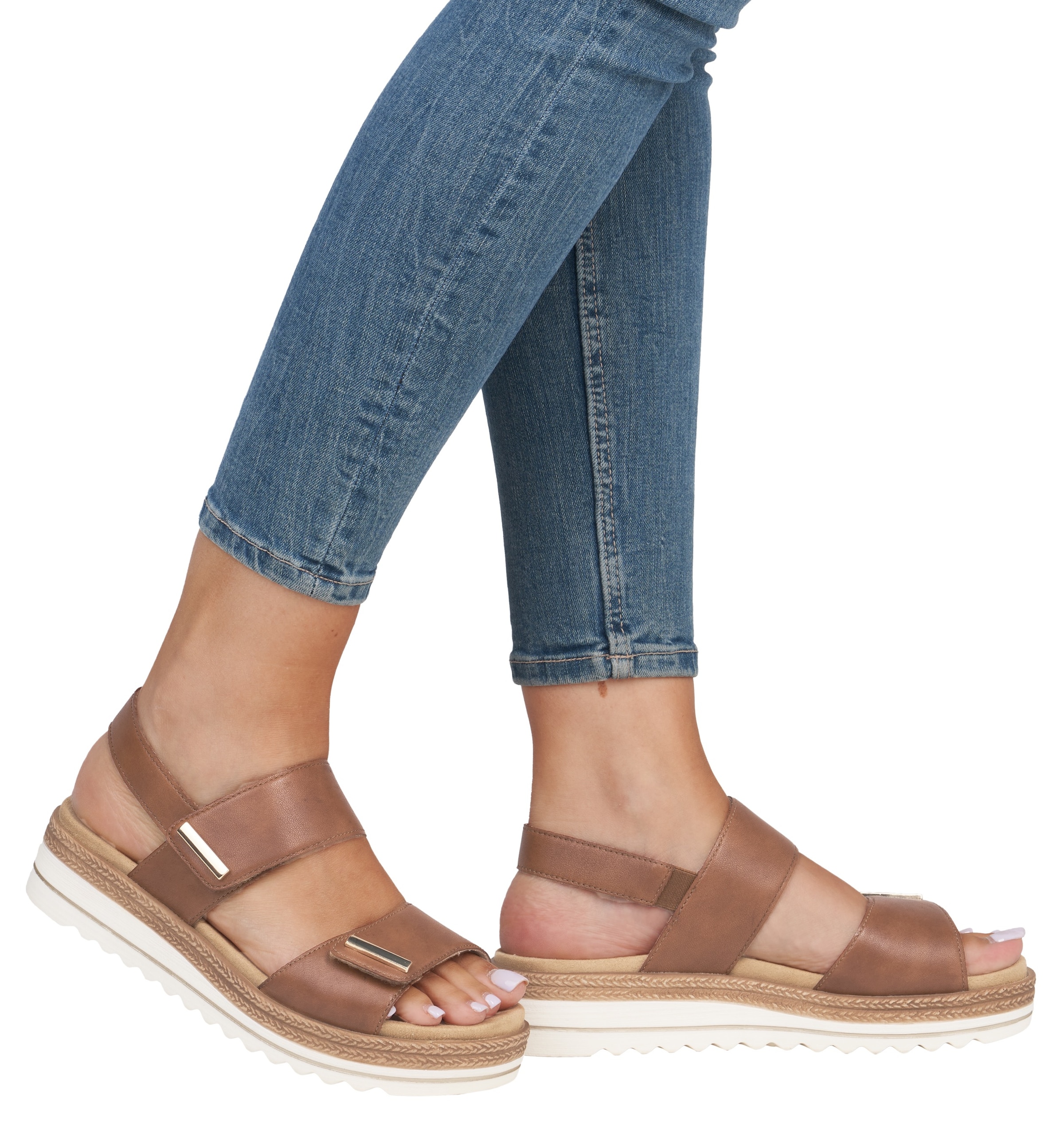 Remonte Keilsandalette  Riemchensandale, Bequemschuh mit Schmuckelementen