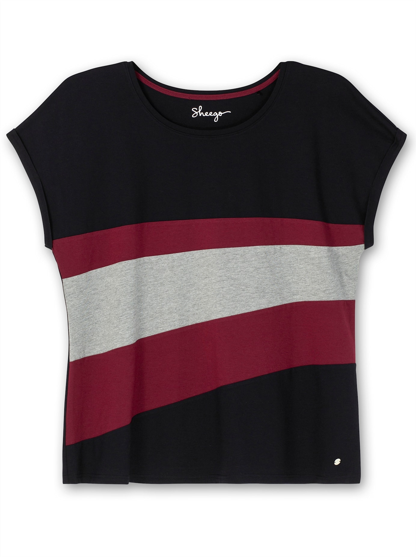 Sheego Kurzarmshirt »T-Shirt« 1 Stk.
