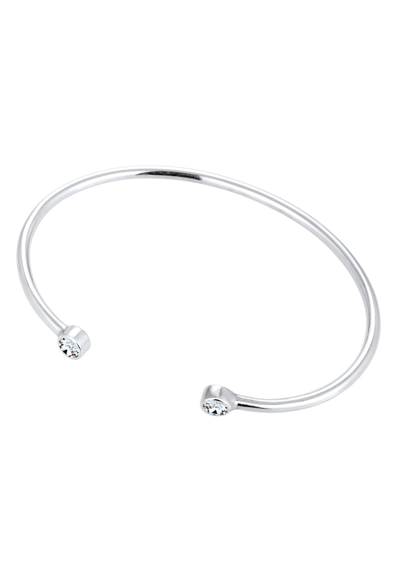 Elli Armreif »Armband Armreif Trend Kristalle 925 Silber«