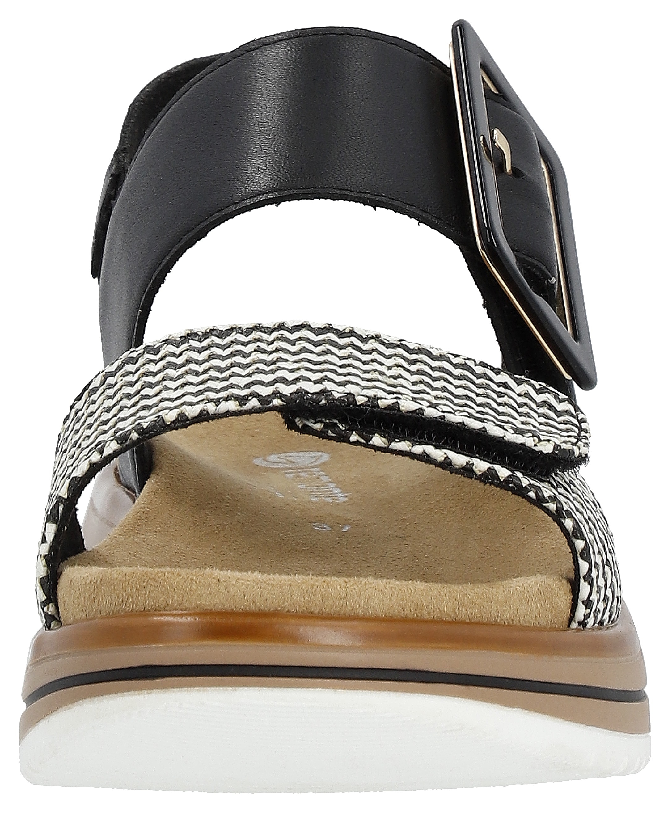 Remonte Keilsandalette »ELLE-Collection«, Sommerschuh, Sandale, Komfortschuh mit praktischen Klettverschlüssen