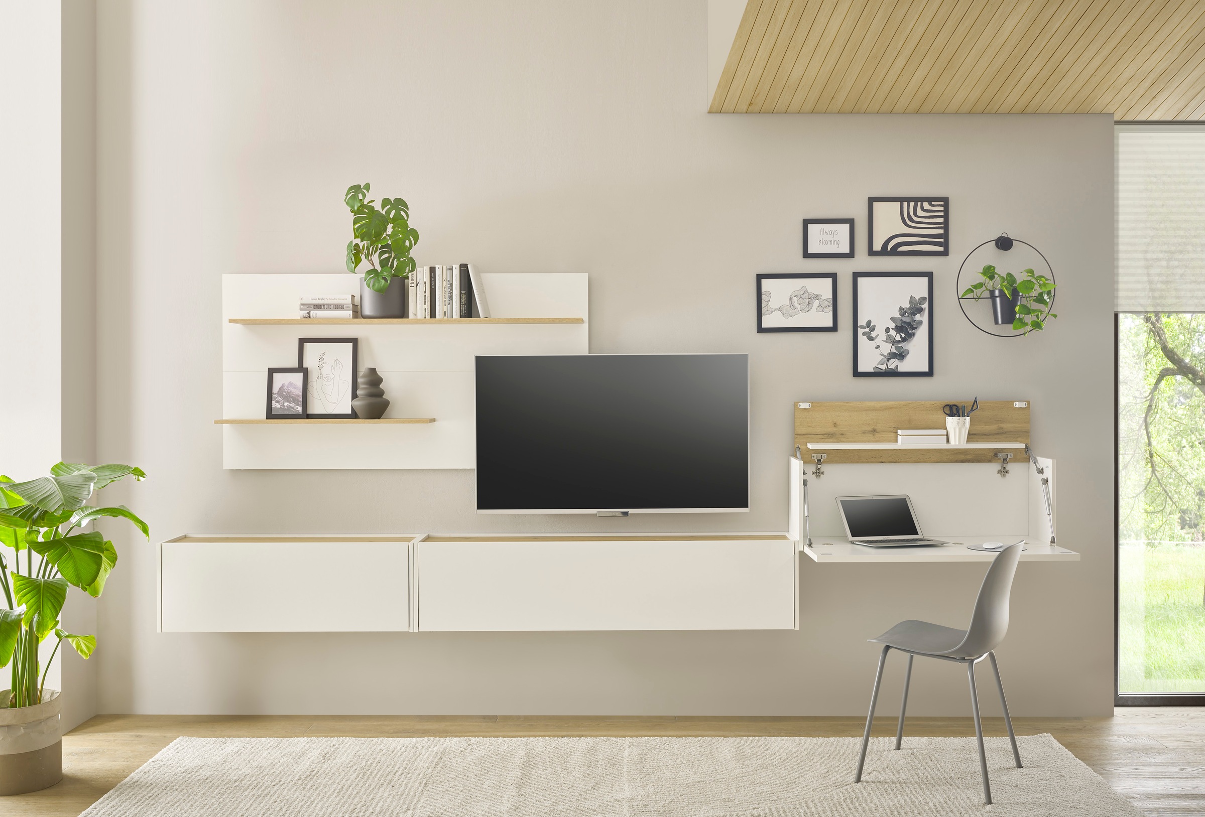 INOSIGN Büromöbel-Set »CiTY/GiRON«, (Set, 4 tlg.), Home Office