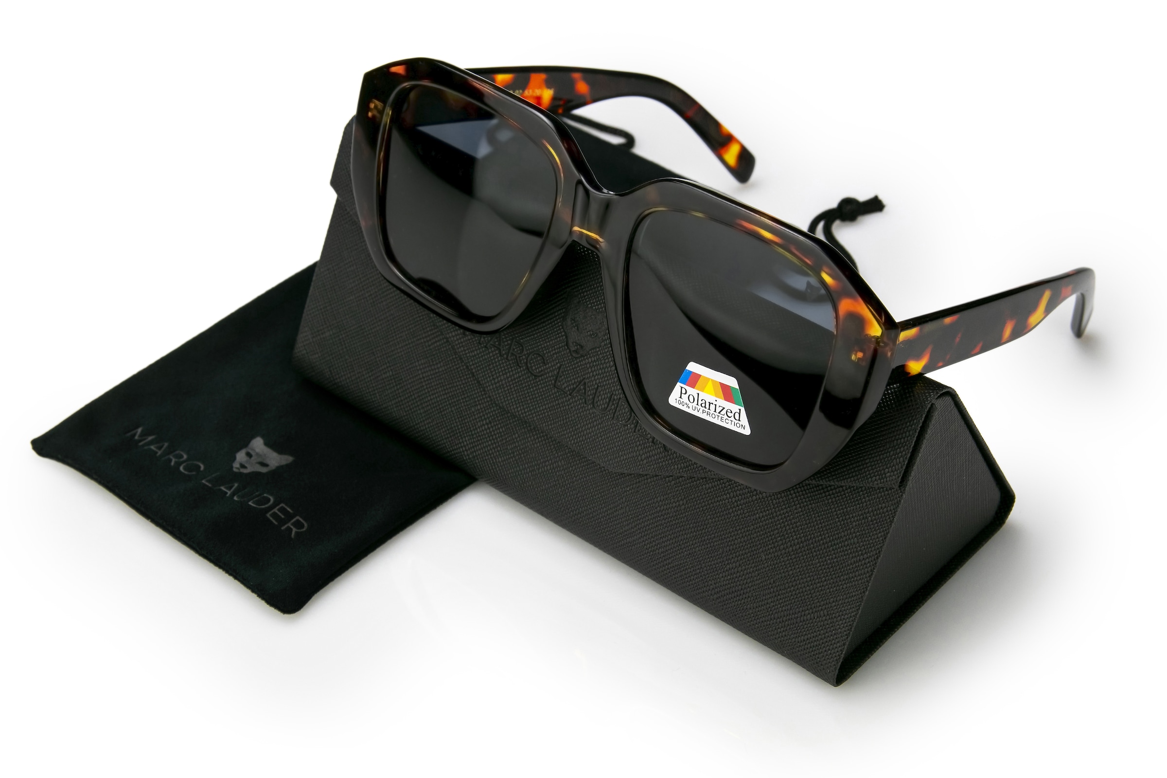 MARC LAUDER Sonnenbrille »MA02-02« 3: dunkles Glas, starke Sonneneinstrahlung