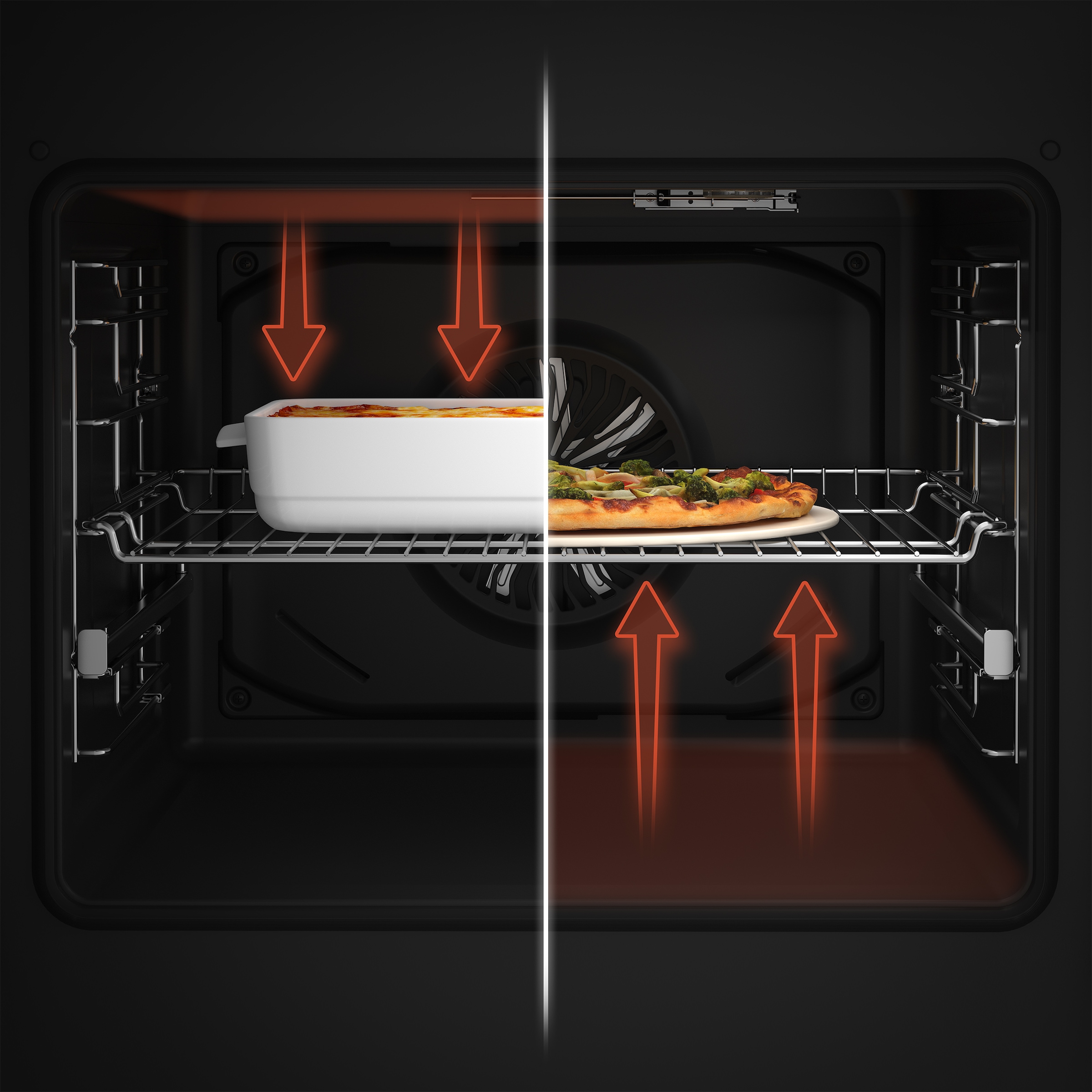 BEKO Pyrolyse Backofen »BCBIM17400BMP« mit 1-fach-Teleskopauszug mit Pyrolyse-Selbstreinigung Mit AirFry knusprig frittieren im Ofen – ganz ohne zusätzliches Fett