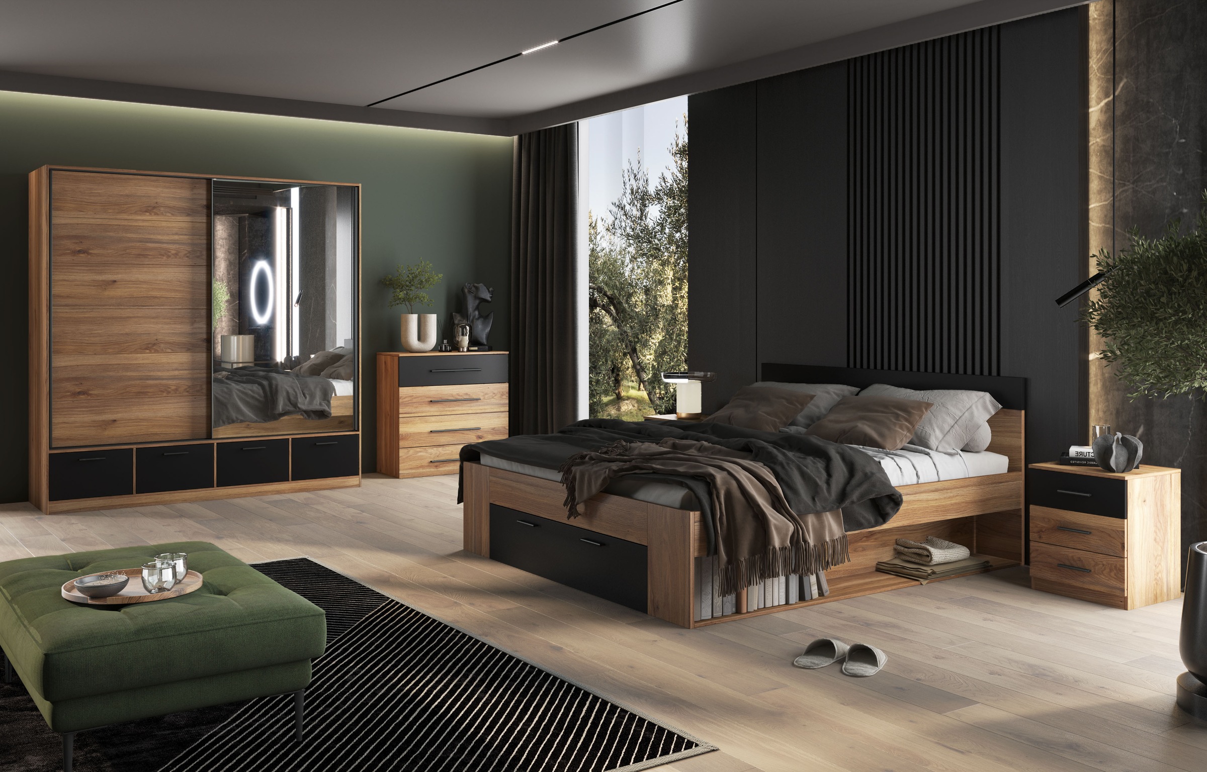 INOSIGN Kommode »Faweza,Breite 91 cm, Schubladenkommode, Sideboard mit Schublden«, Mehrzweckschrank viel Stauraum