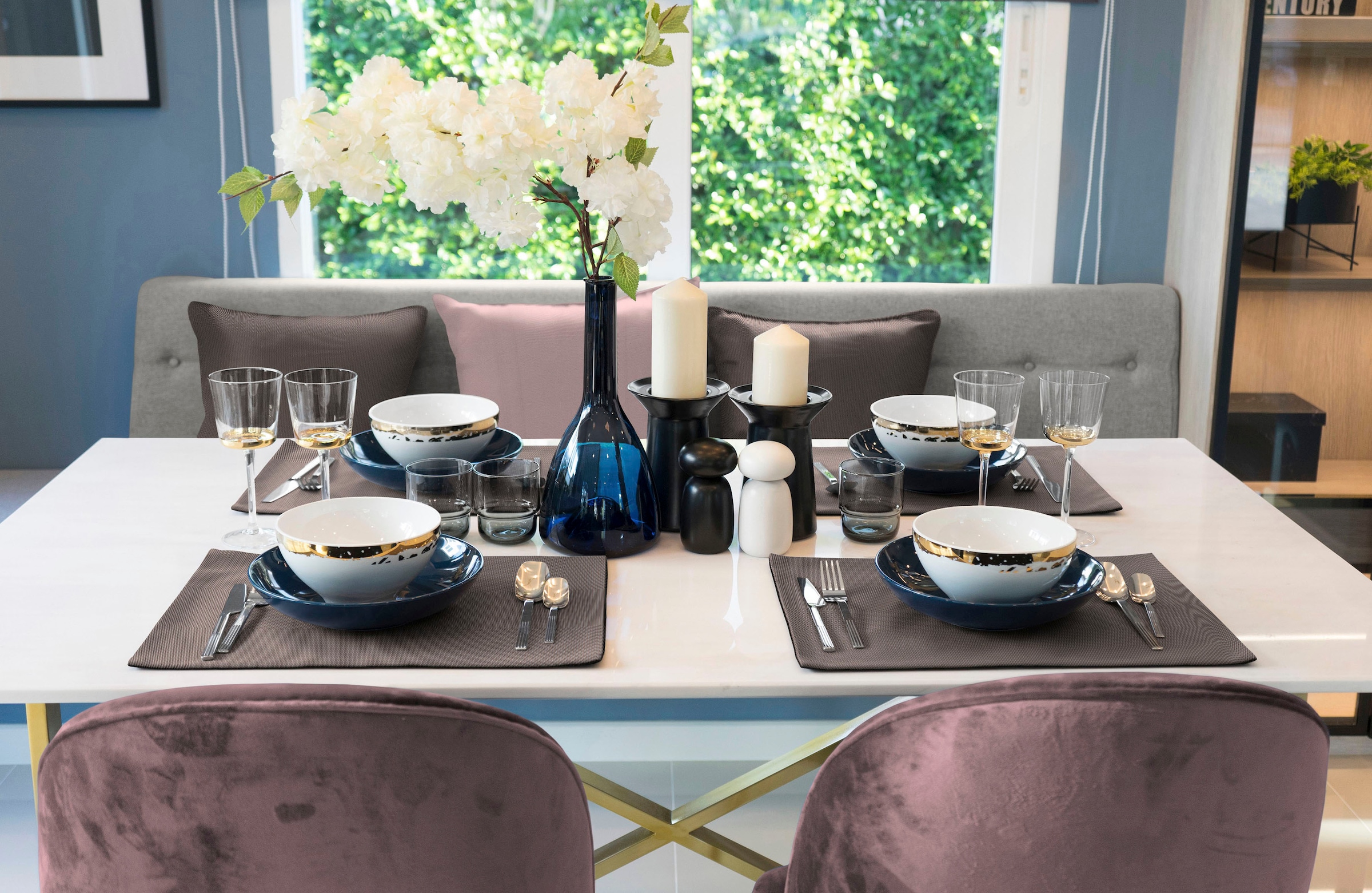 Adam Platzset "Uni Collection" GOTS zertifiziert, Made in Germany