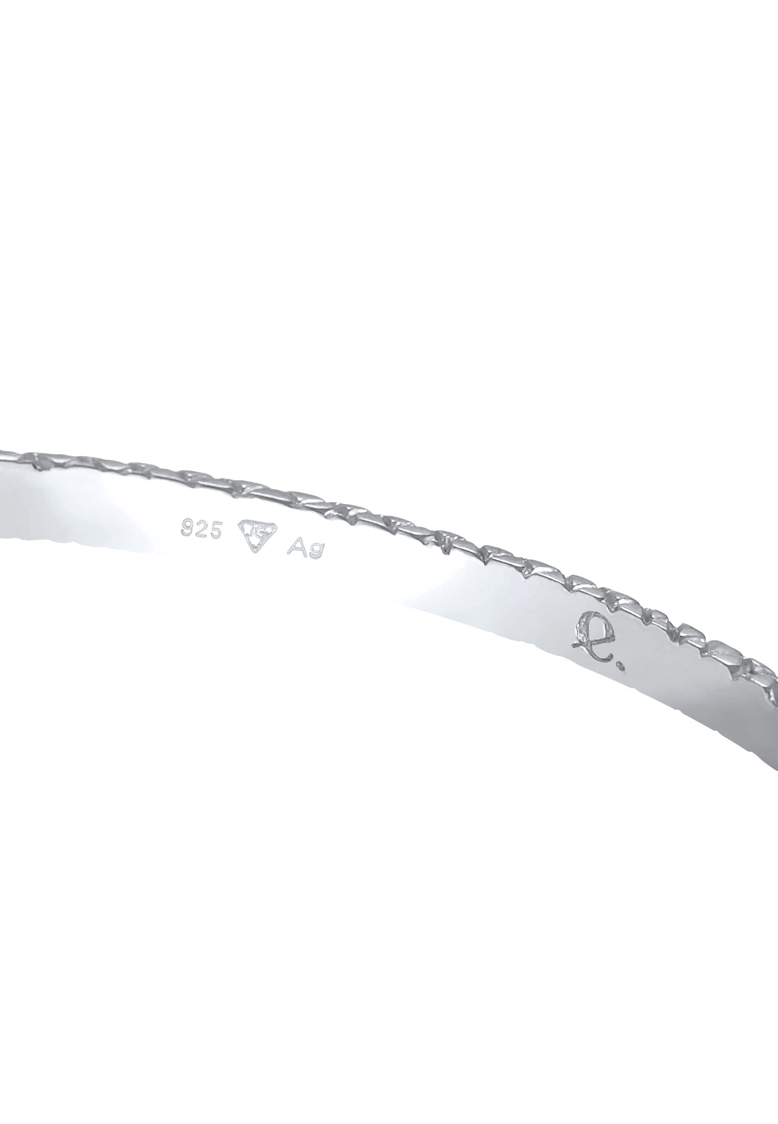 Elli Premium Armreif »Armband Armreif Offen Schlangen Motiv 925 Silber vergoldet«
