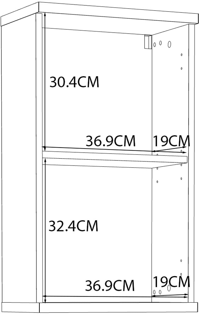 FORTE Hängeschrank »Champ« Hängeschrank, Stauraum, pflegeleichte Oberfläche