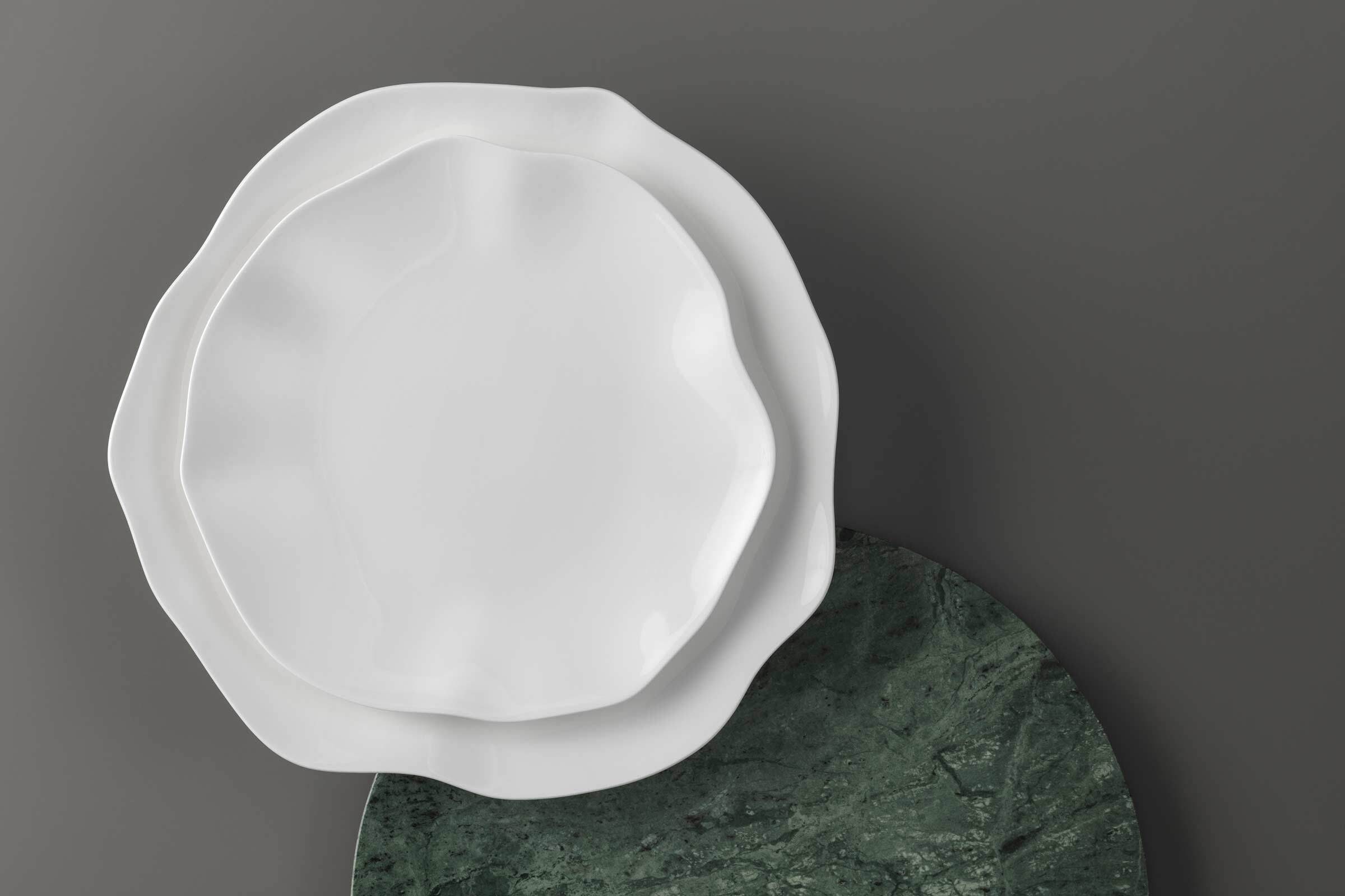 Villeroy & Boch Geschirr-Set »Einsteiger-Set Pura 8er Set weiß« Spülmaschinenfest, Mikrowellensicher