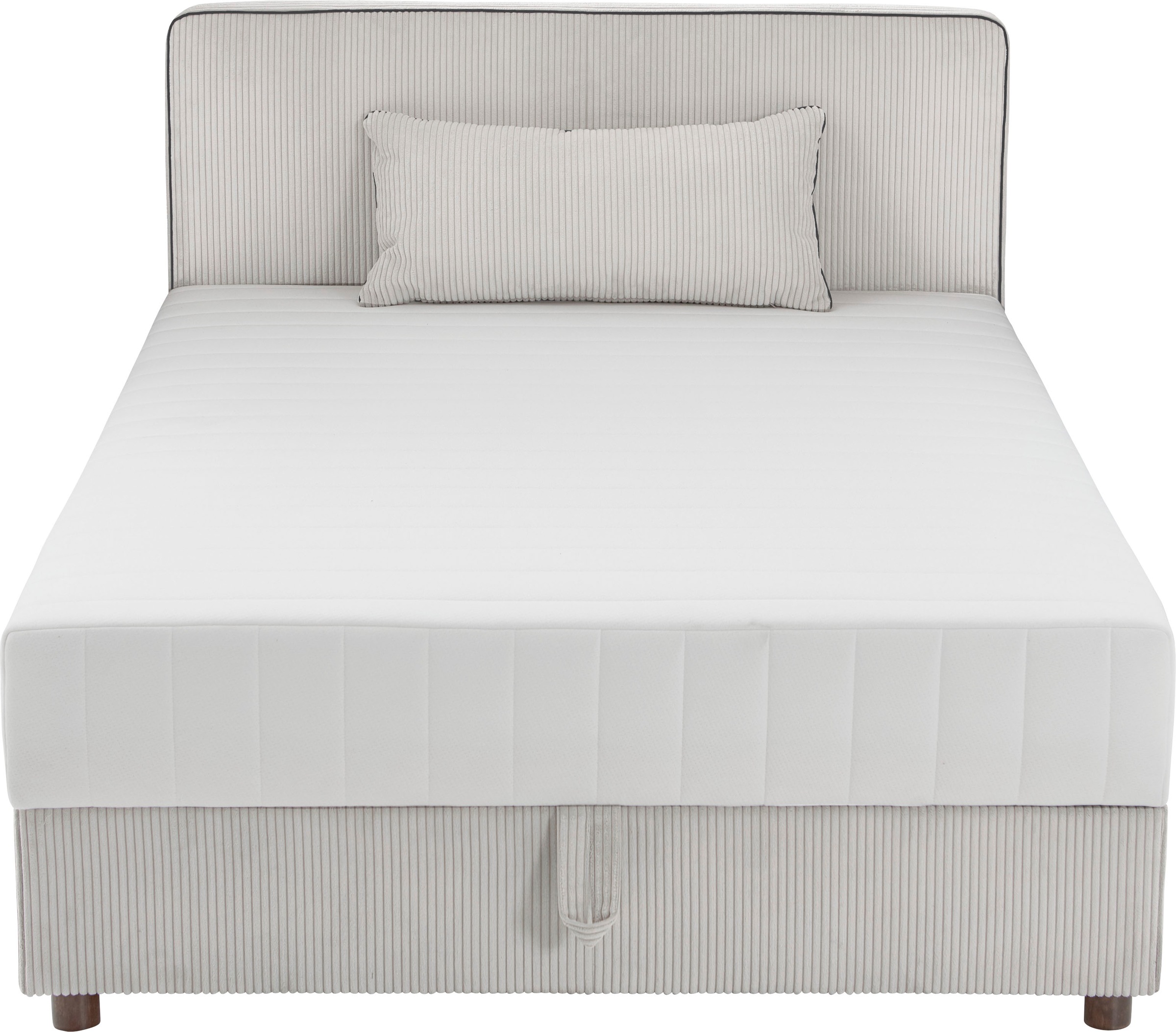 ATLANTIC home collection Bett »Corinna«, Boxbett inkl. Stauraum, Cord, erhältlich in unterschiedlichen Breiten