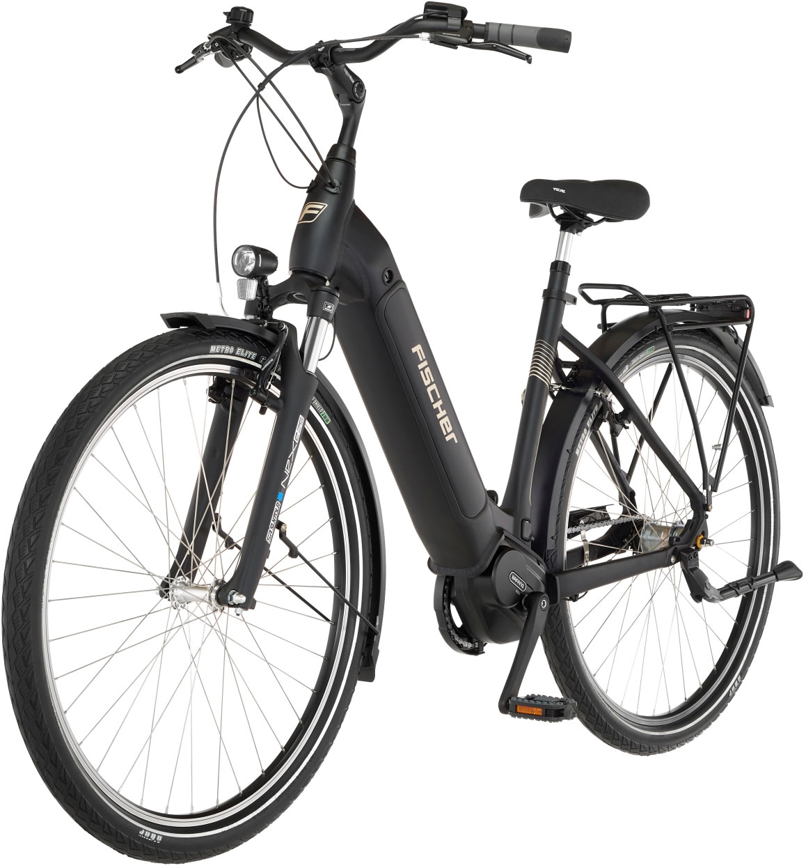 FISCHER Fahrrad E-Bike »CITA 2.2I 522«, 3 Gang, Shimano, Nexus, Mittelmotor 250 W, (Schloss), Pedelec, Elektrofahrrad für Damen u. Herren