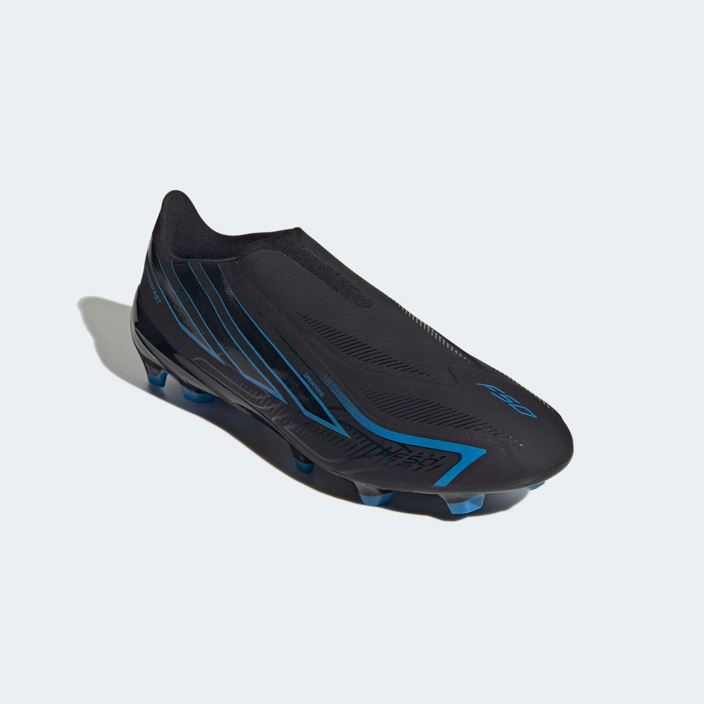 adidas Performance Fußballschuh »F50 HYPERFAST LEAGUE , SCHNÜRLOS, FESTE BÖDEN«  Außensohle für Rasen und feste Böden