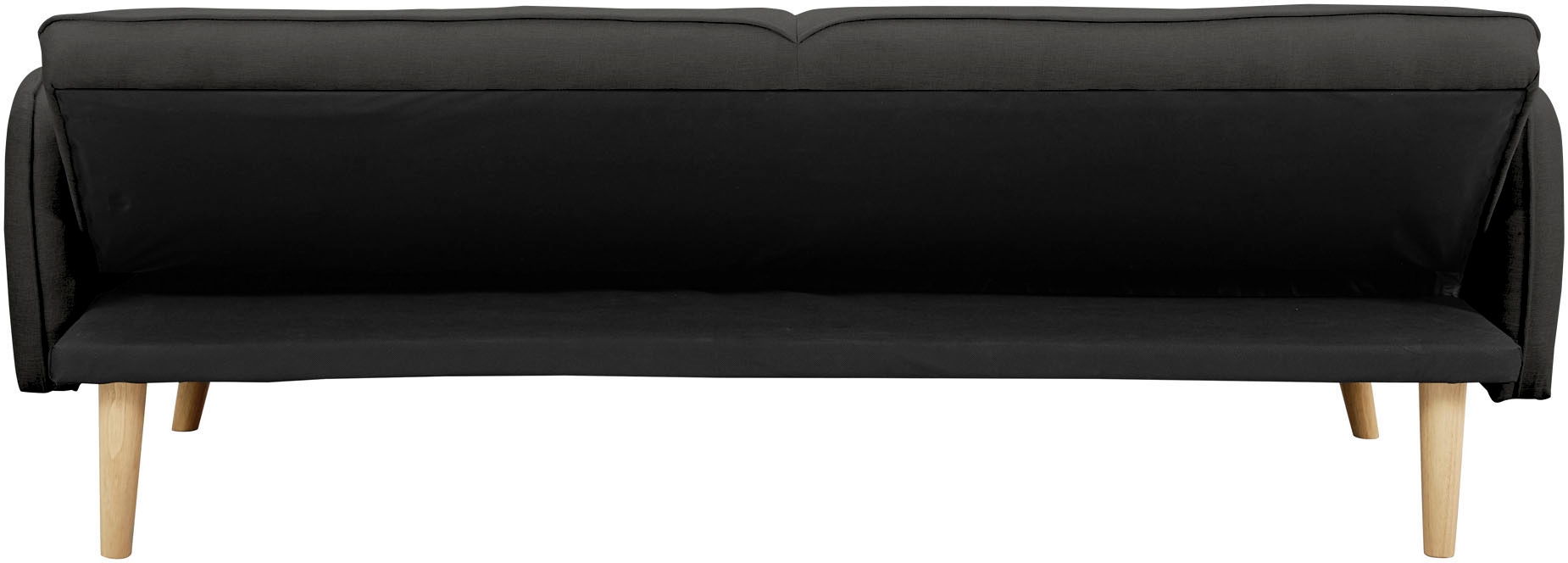 SalesFever Schlafsofa »Linköping, 3-Stizer, Sofa«, mit Knopfheftung im Rücken und Schlaffunktion, Breite 188 cm