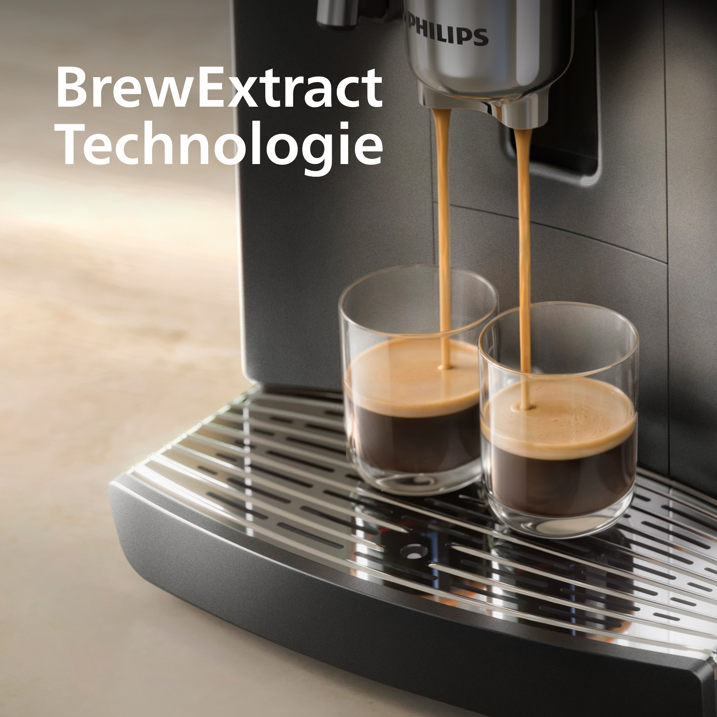 Philips Kaffeevollautomat »EP8757/12 8000 Series Café Aromis, 50 Getränke (heiß oder eisgekühlt)« LatteGo Pro-Milchsystem, BrewExtract Technologie, appfähig