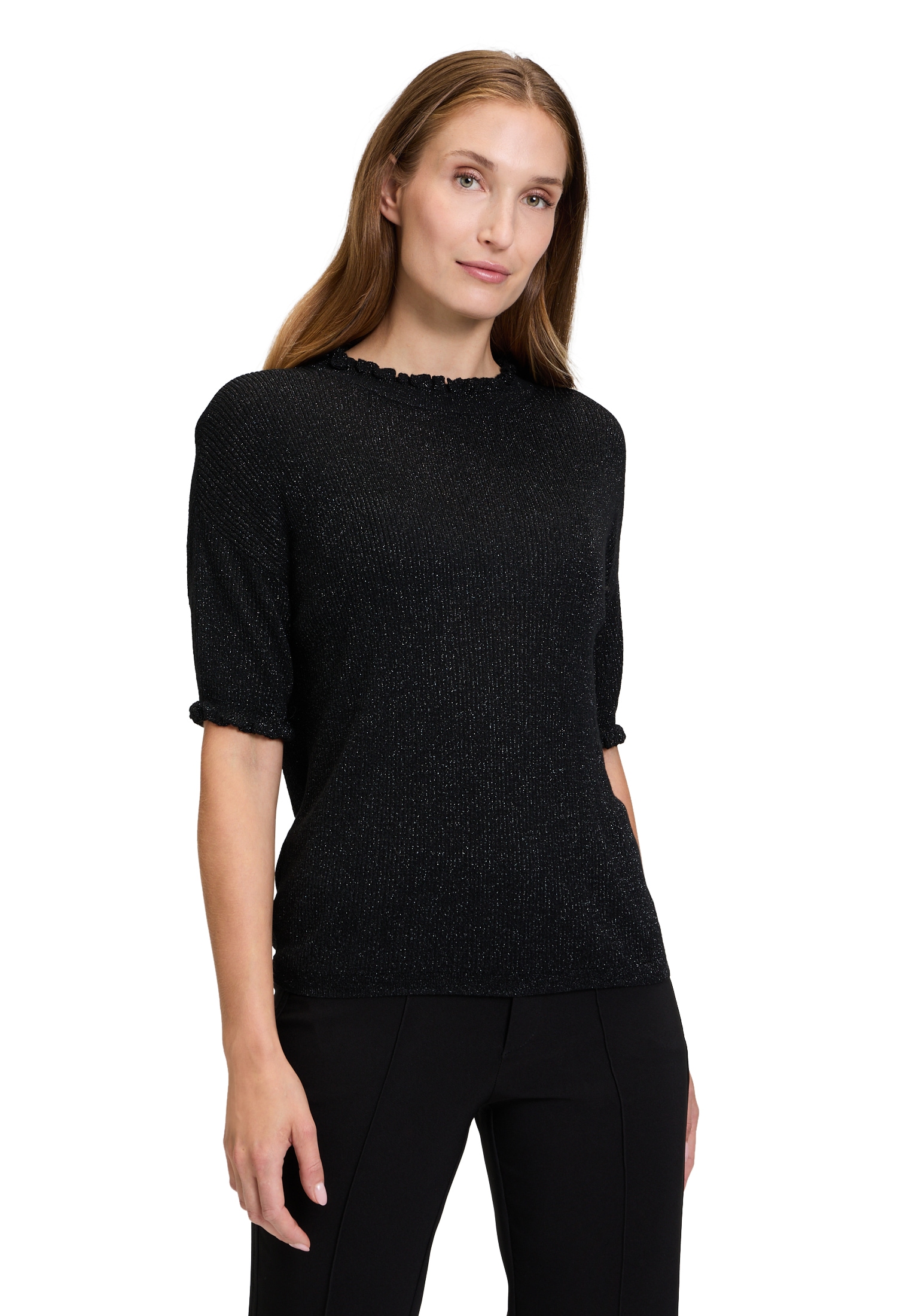 Cartoon Strickpullover »Strickpullover mit Rüschen«