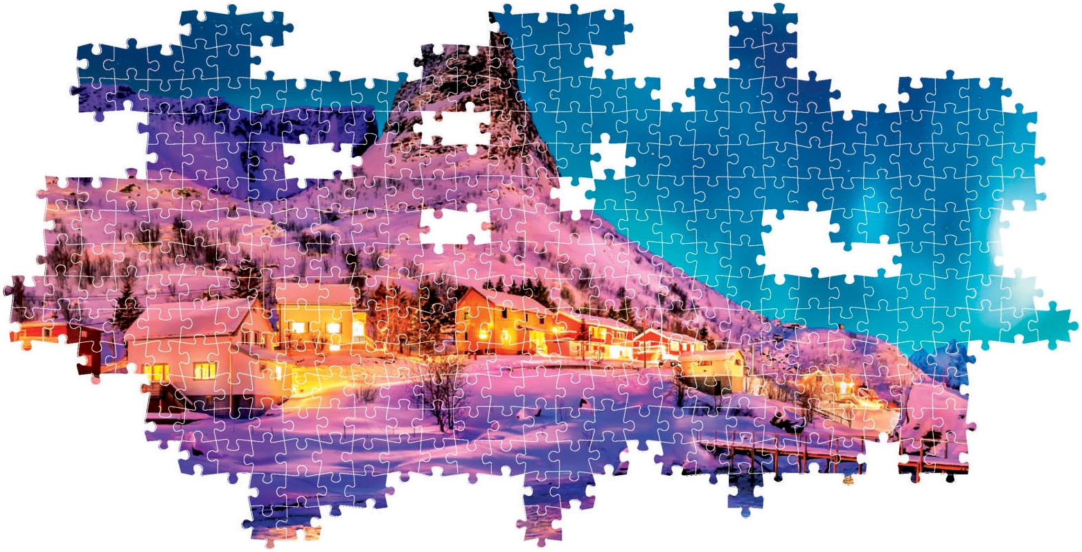 Clementoni® Puzzle »Panorama High Quality Collection Compact, Lofoten bei Nacht«, Made in Europe