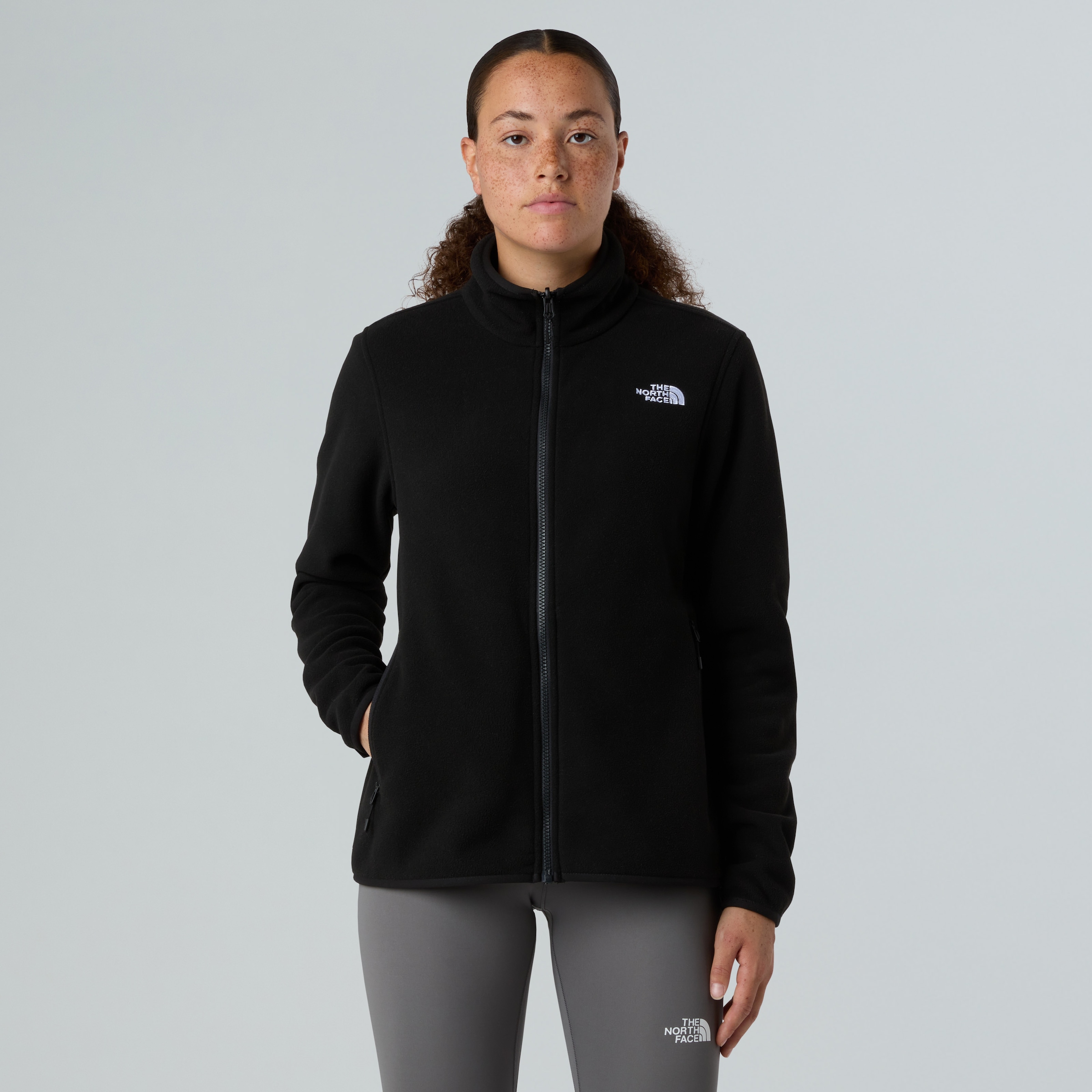 The North Face Fleecejacke »W GLACIER FLEECE JACKET« für Erwachsene, feuchtigkeitsabweisendes Material, sportlicher Stil