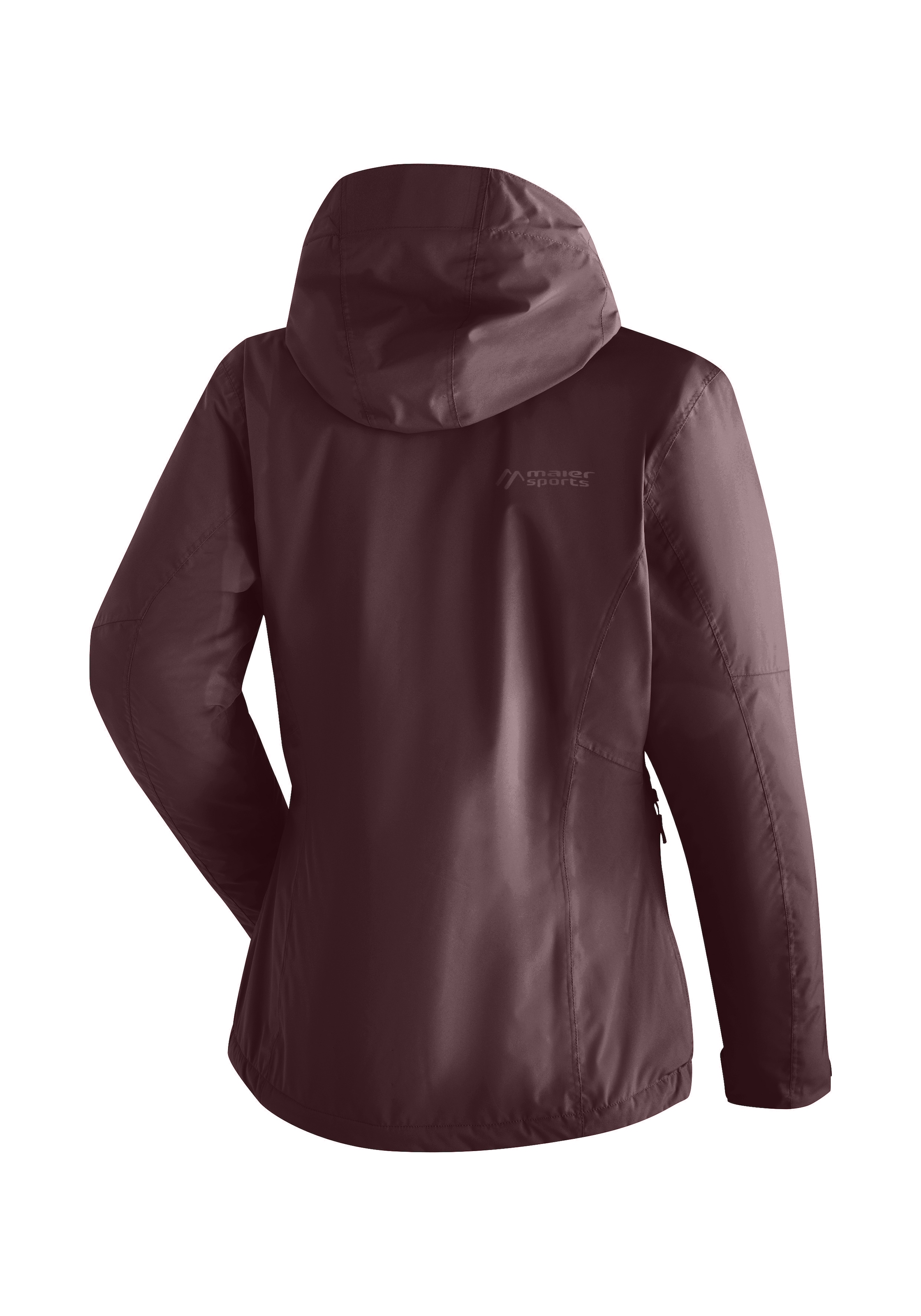 Maier Sports Regenjacke »Metor Therm Rec W« warme Damen Jacke mit Kapuze, Winterjacke wasserdicht atmungsaktiv