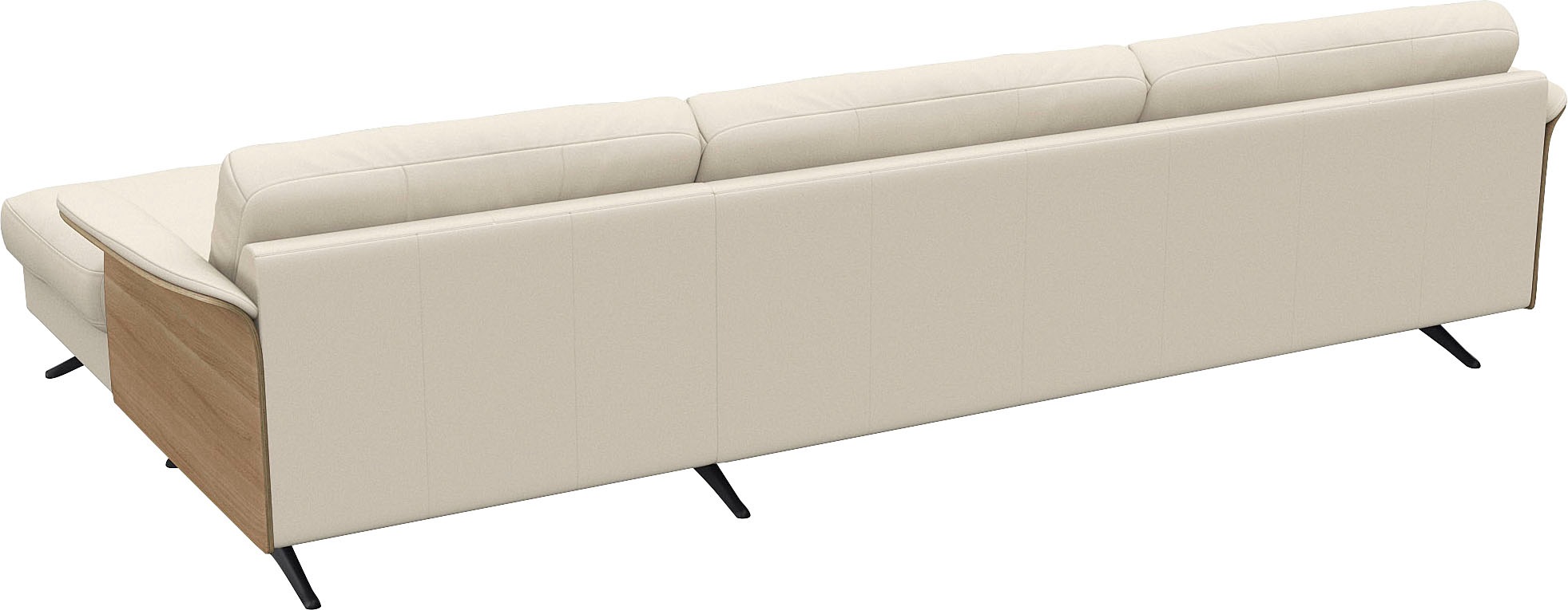 FLEXLUX Ecksofa »Glow, super bequem durch hochwertigem Sitzaufbau mit Federkern, L-Form«, Modernes skandinavisches Design