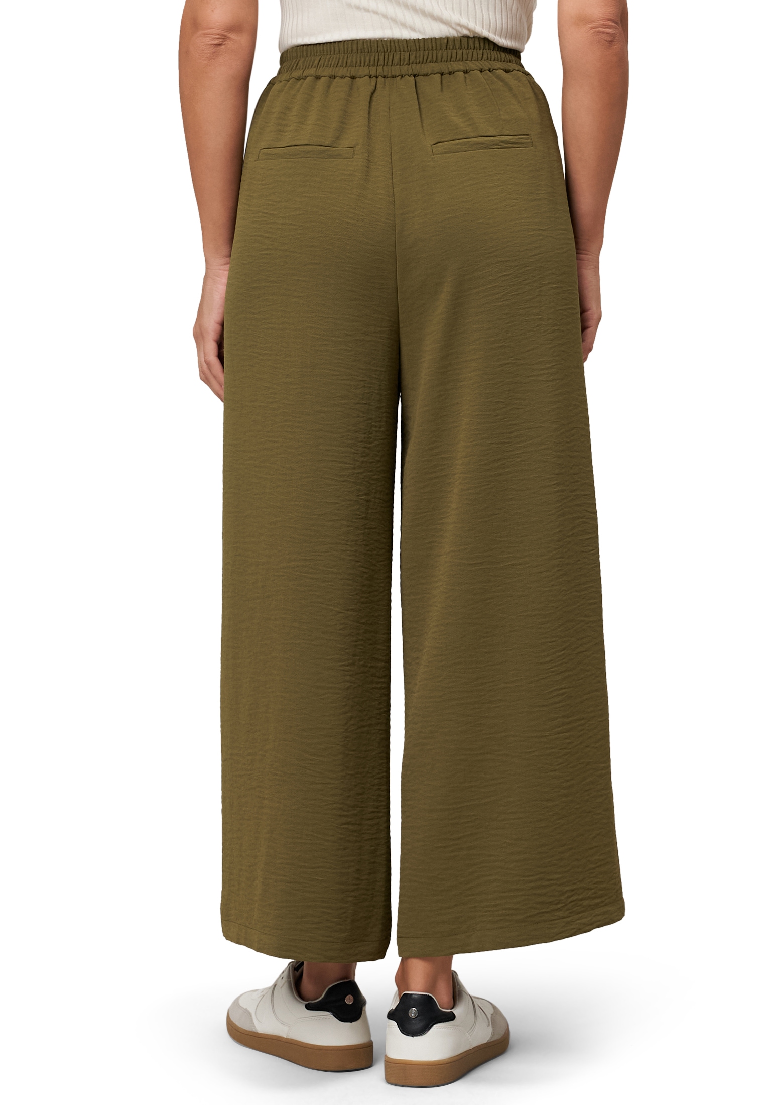 Zero Stoffhose »Hose mit weitem Bein und Gürtel 26 Inch«